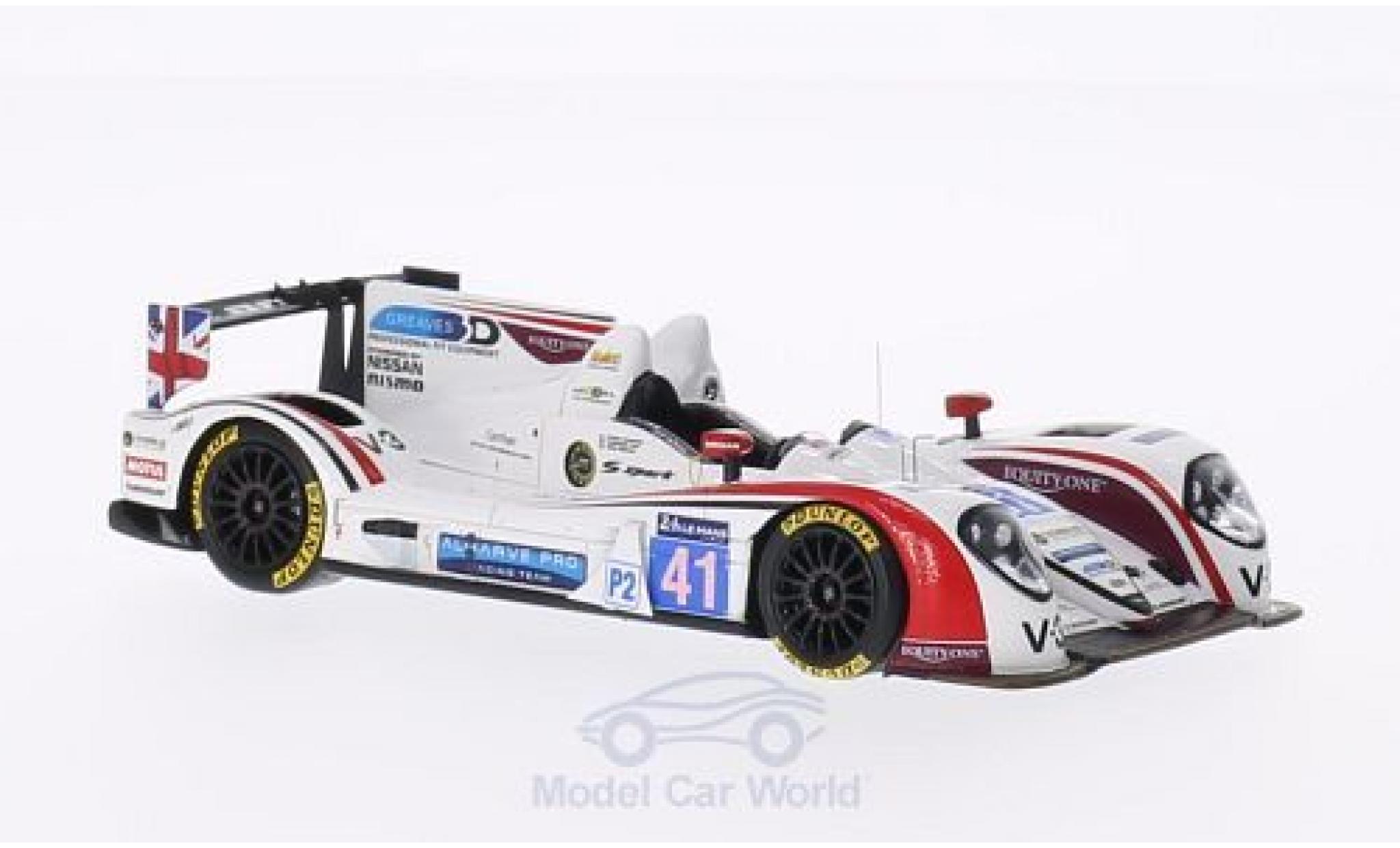 Zytek Z11SN 1/43 Spark -Nissan No.41 Greaves Motorsport 24h Le Mans 2014 M.Munemann/A.Latif/J.Winslow modelauto