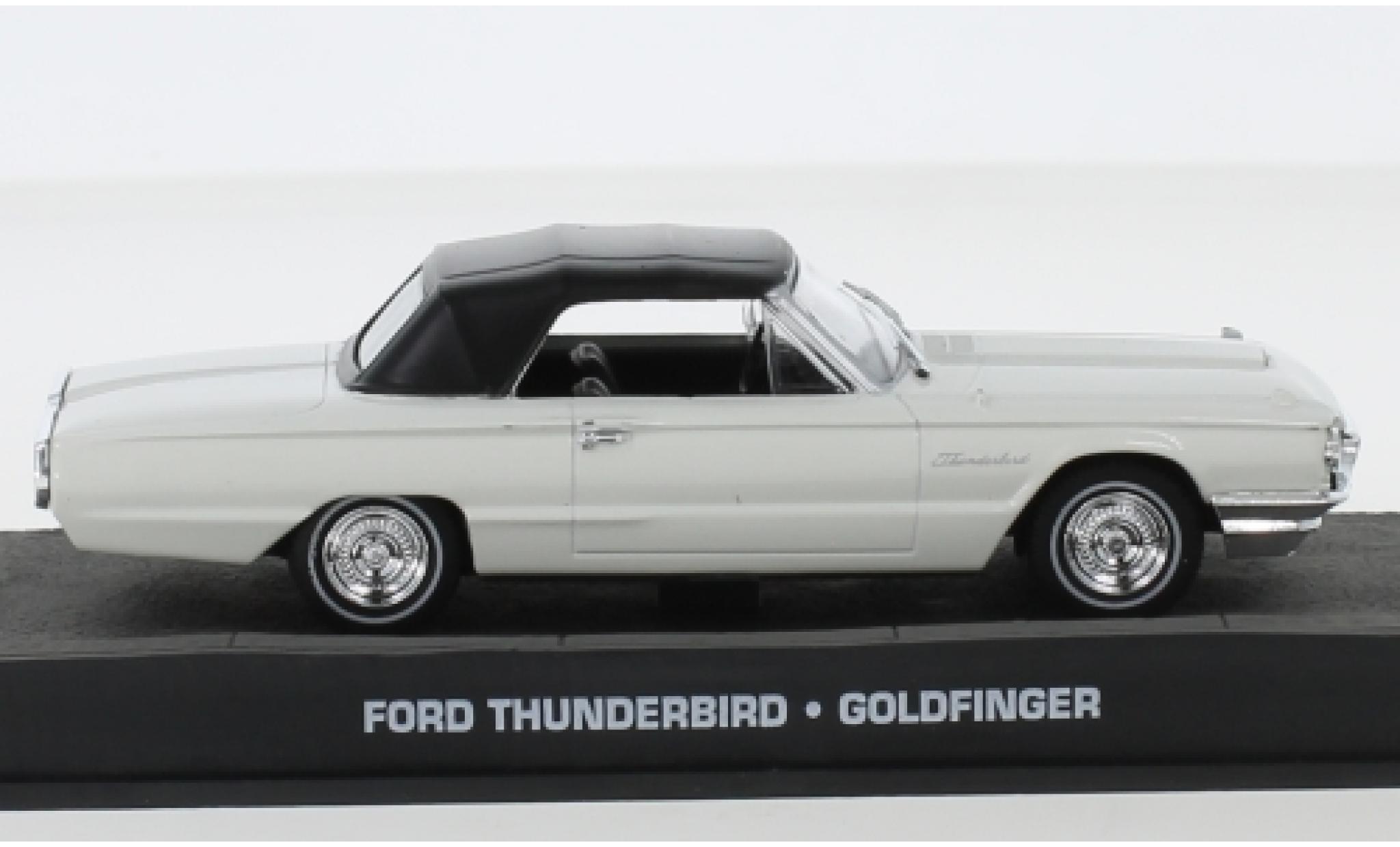 Ford Thunderbird 1/43 SpecialC wit James Bond 007 1964 Goldfinger sans figurines modelauto