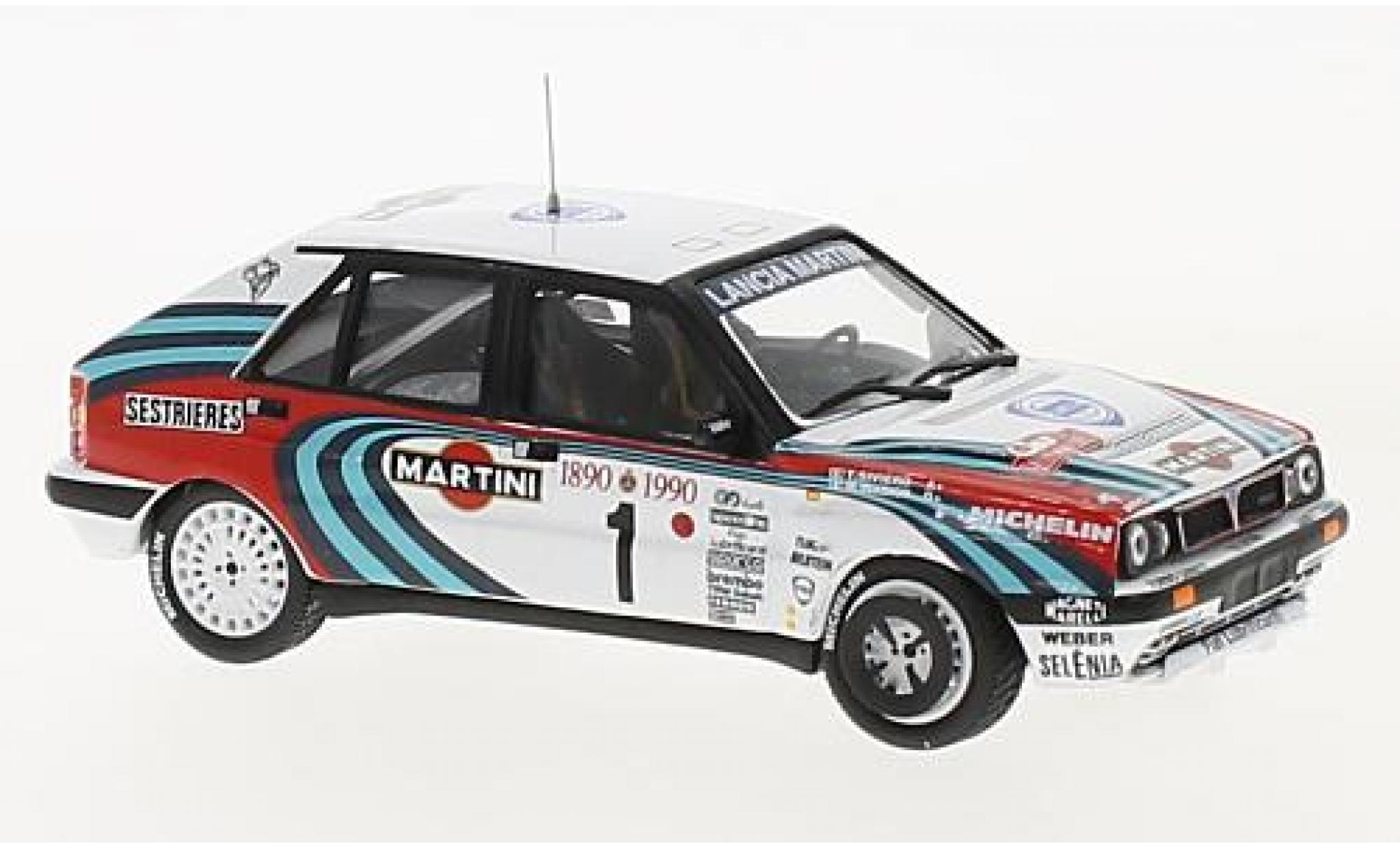 Lancia Delta 1/43 SpecialC Integrale 16V No.1 Rallye WM Rallye Monte Carlo 1990 M.Biasion/T.Siviero sans Vitrine modelauto