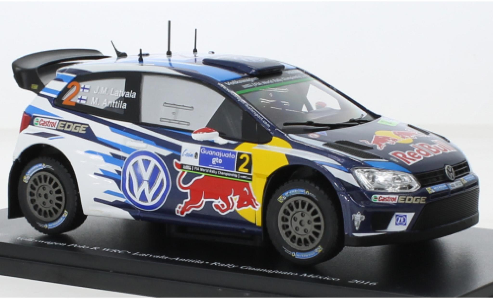 Volkswagen Polo 1/24 SpecialC .-119 R WRC No.2 Rallye WM Rallye Mexico 2016 modelauto