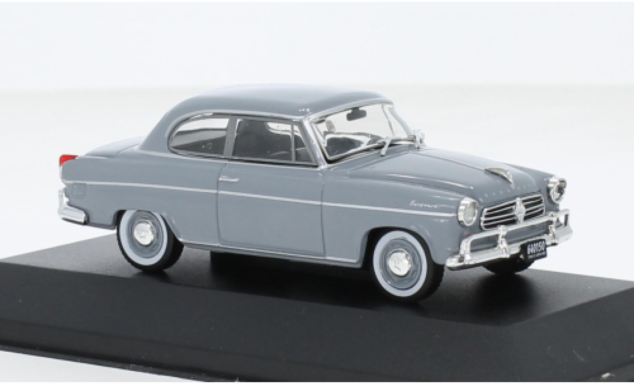 Borgward Isabella 1/43 SpecialC .-120 grijs 1961 1:43 modelauto