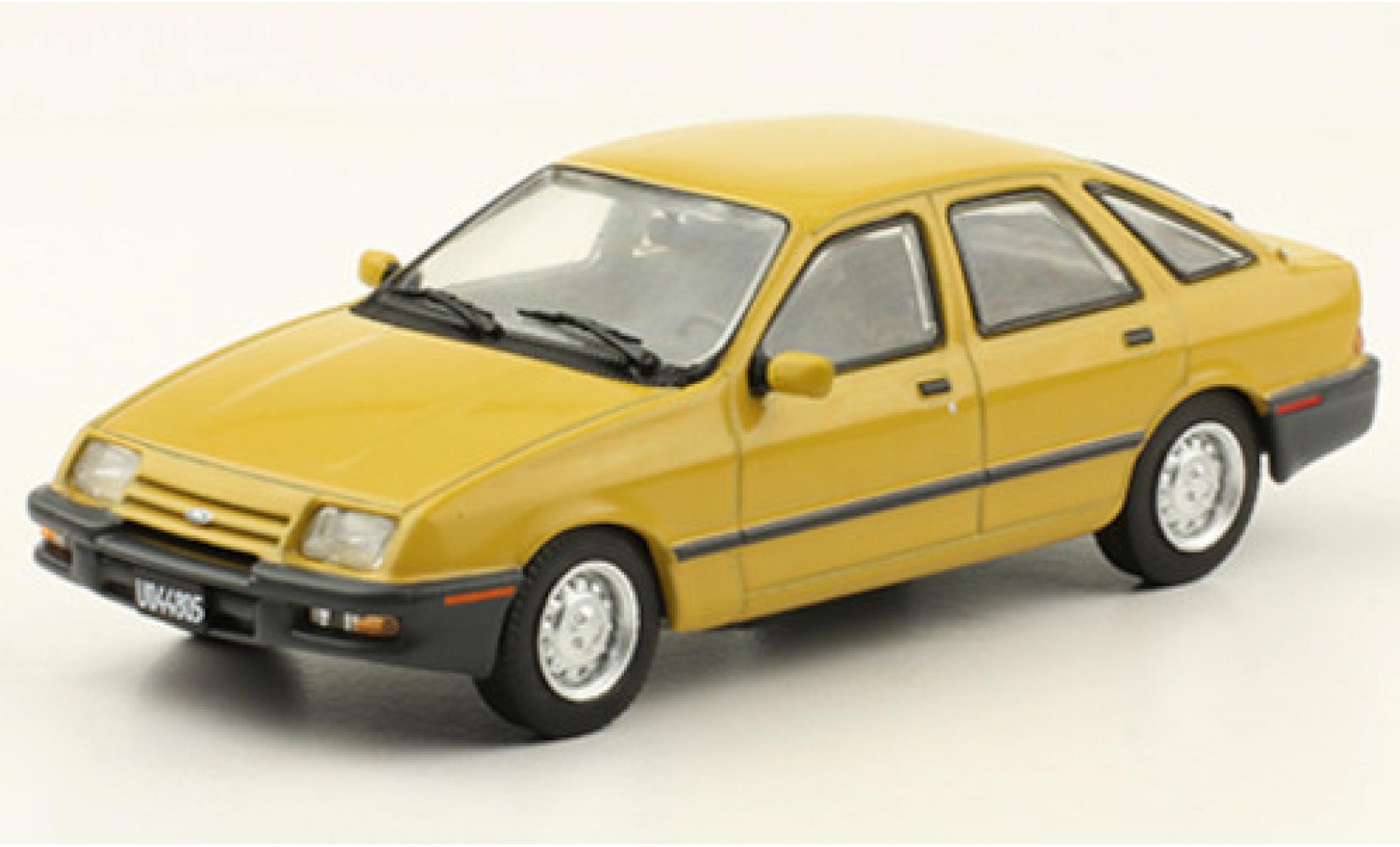 Ford Sierra 1/43 SpecialC 1.6L geel 1984 modelauto