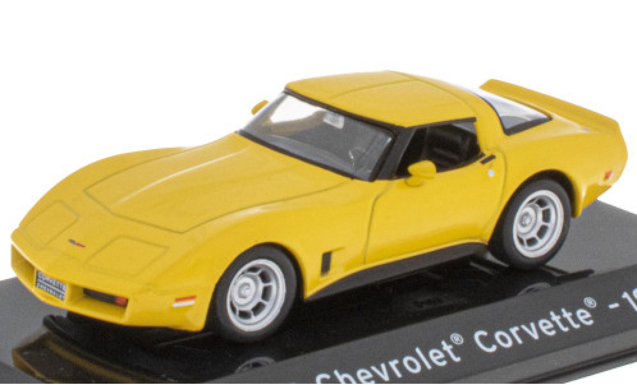Chevrolet Corvette 1/43 SpecialC (C3) geel 1980 modelauto