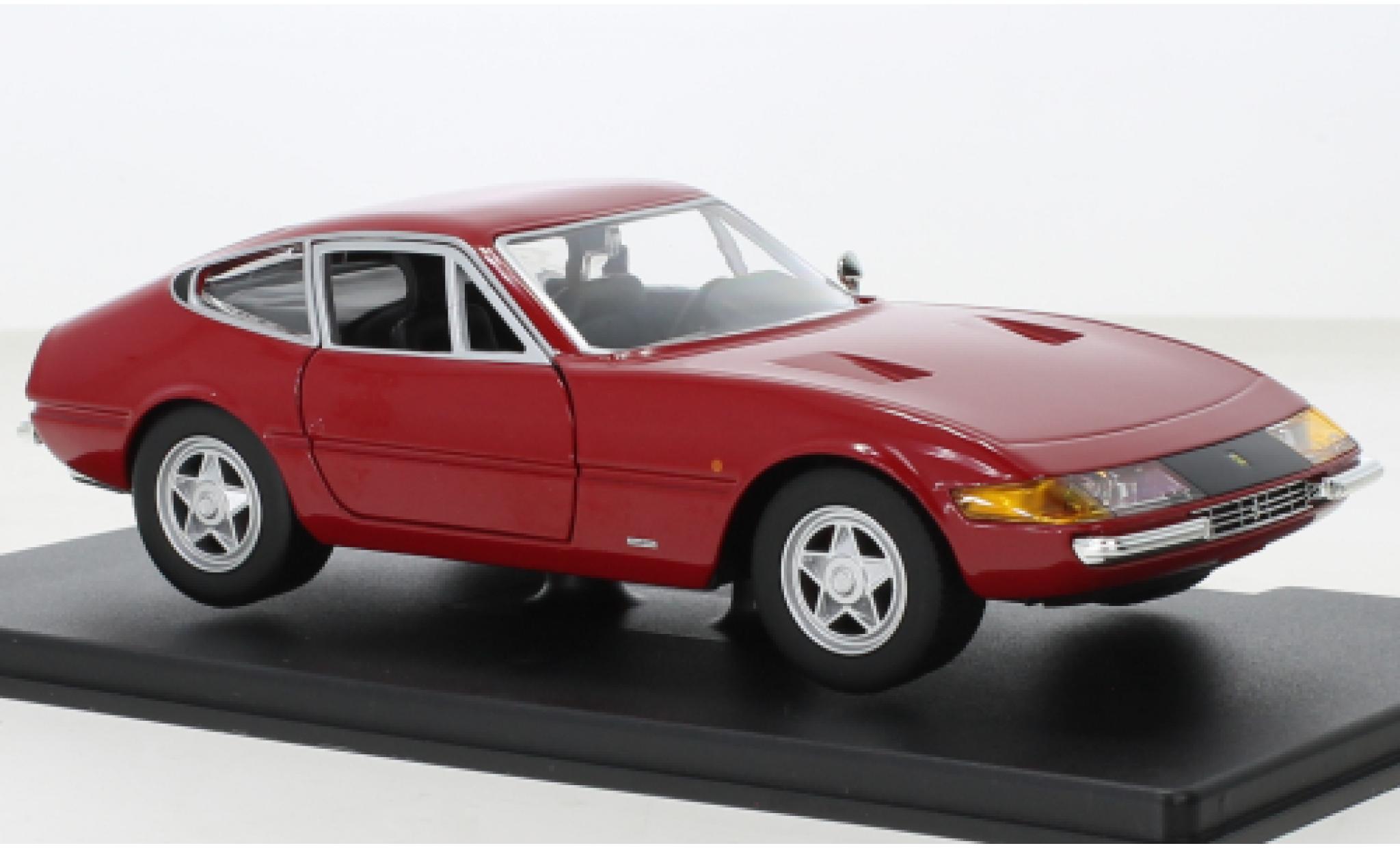 Ferrari 365 1/24 SpecialC GTB4 rood 1968 modelauto