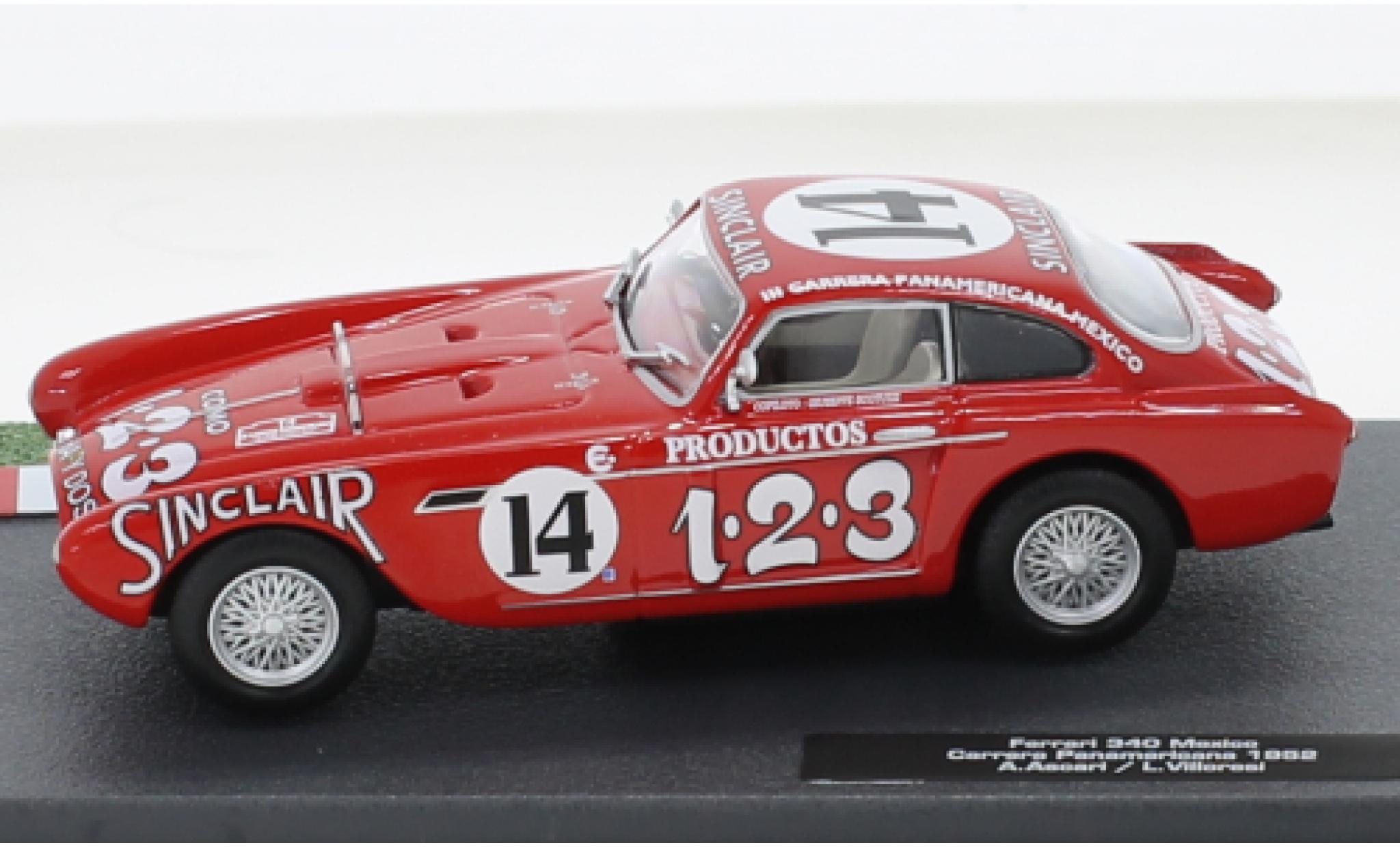 Ferrari 340 1/43 SpecialC Mexico RHD No.14 Carrera Panamericana 1952 modelauto