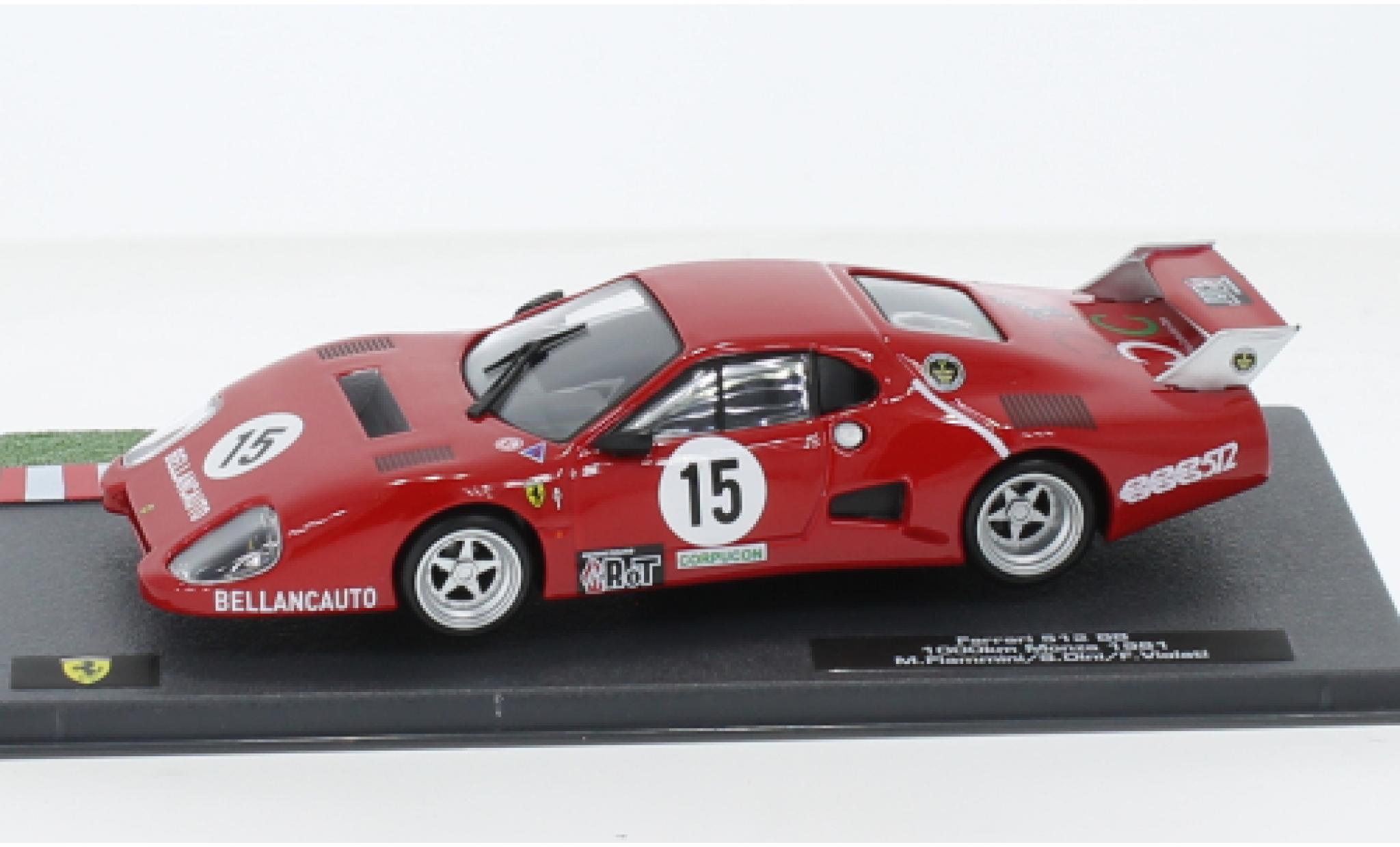 Ferrari 512 1/43 SpecialC .-125 BB No.15 1000km Monza 1981 modelauto