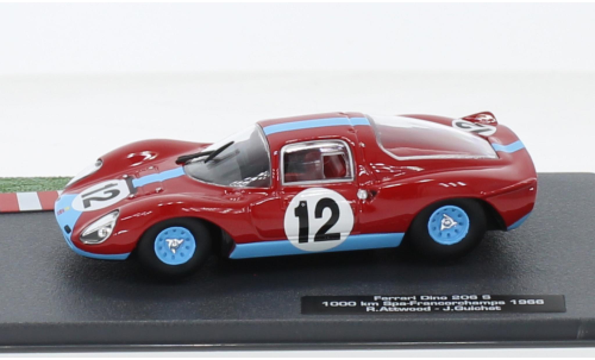 Ferrari Dino 1/43 SpecialC .-125 206 S RHD No.12 1000 Km Spa Francorchamps 1966 modelauto