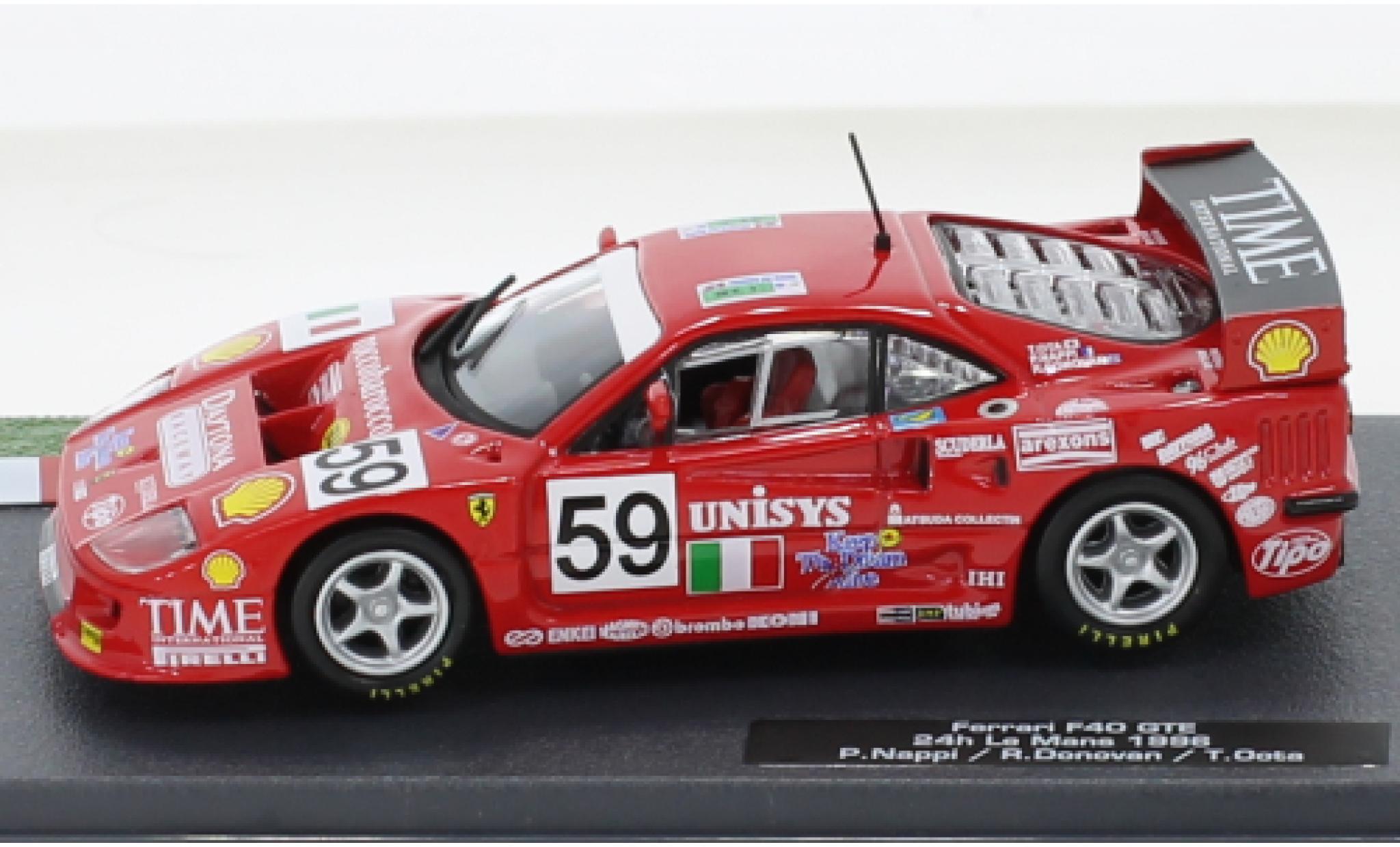 Ferrari F40 1/43 SpecialC GTE No.59 24h Le Mans 1996 modelauto