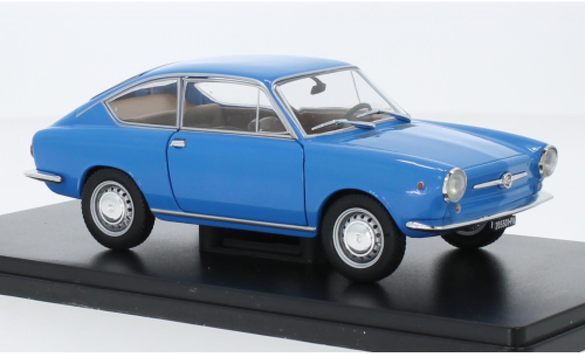 Fiat 850 1/24 SpecialC .-132 Coupe blauw 1965 modelauto