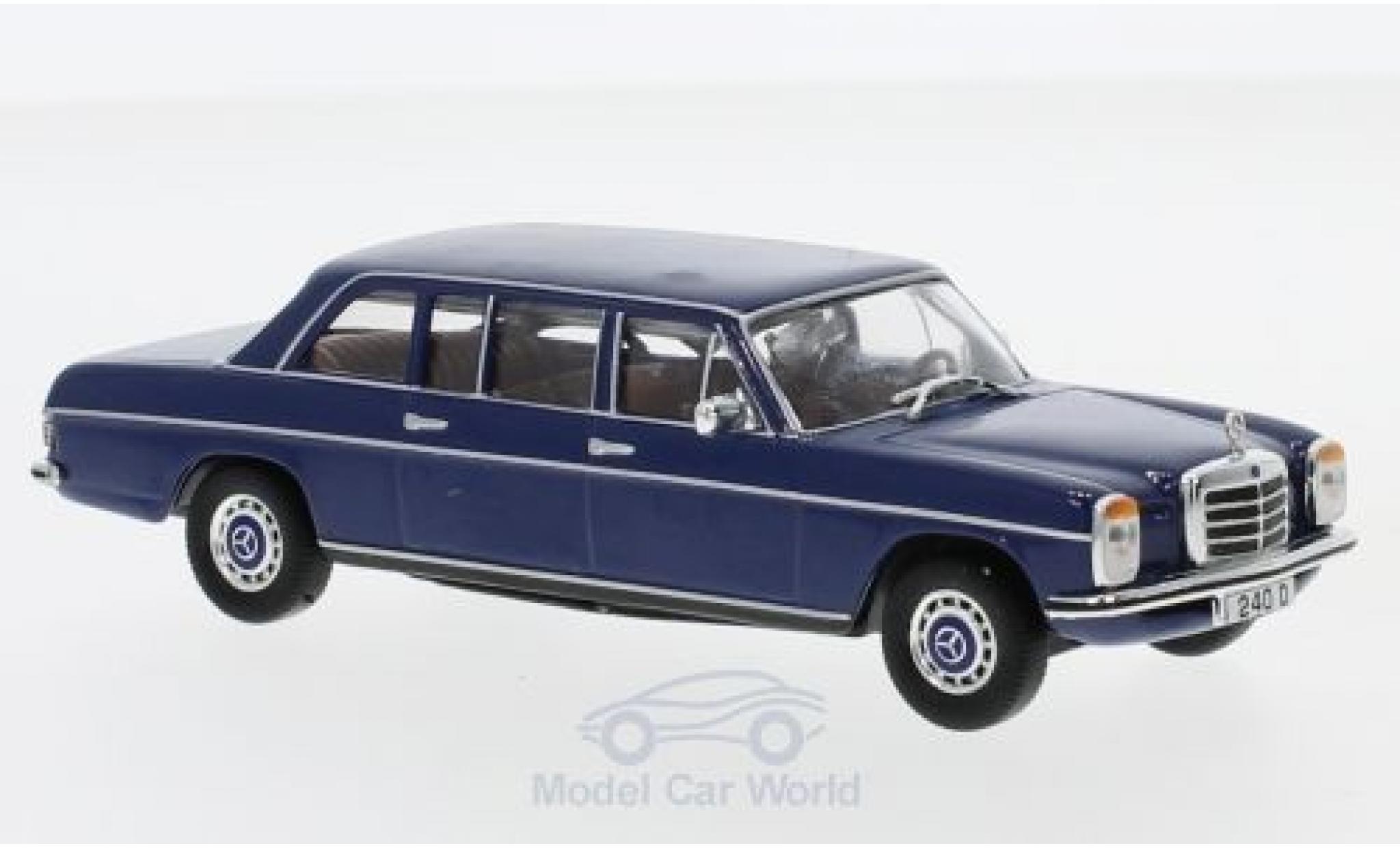 Mercedes 240 1/43 SpecialC D (V115) blauw 1973 ohne Vitrine modelauto