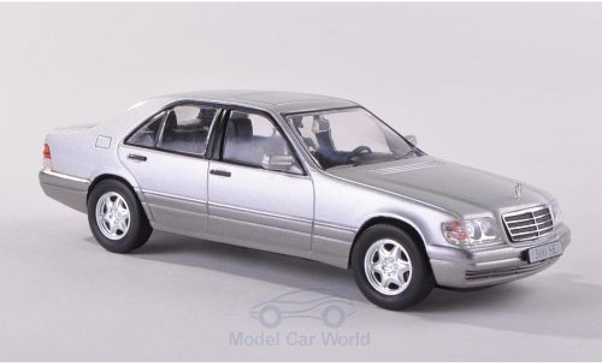 Mercedes 500 1/43 SpecialC SE (W140) grijs 1991 ohne Vitrine modelauto
