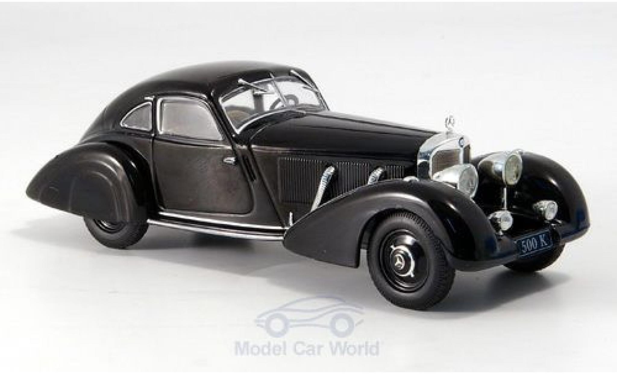 Mercedes 500 1/43 SpecialC K Autobahnkurier zwart 1934 ohne Vitrine modelauto