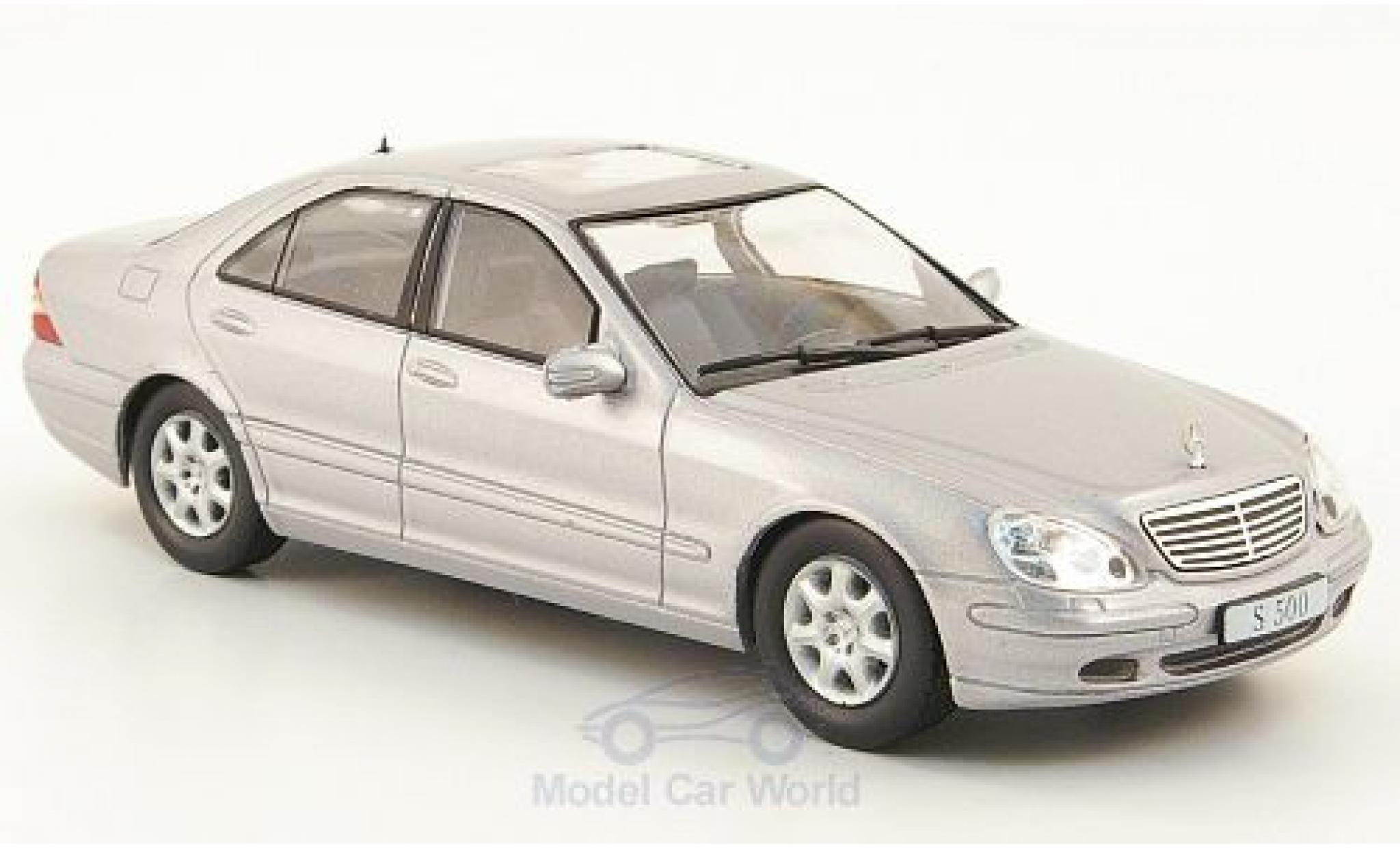Mercedes S500 1/43 SpecialC (W220) grijs 1998 ohne Vitrine modelauto