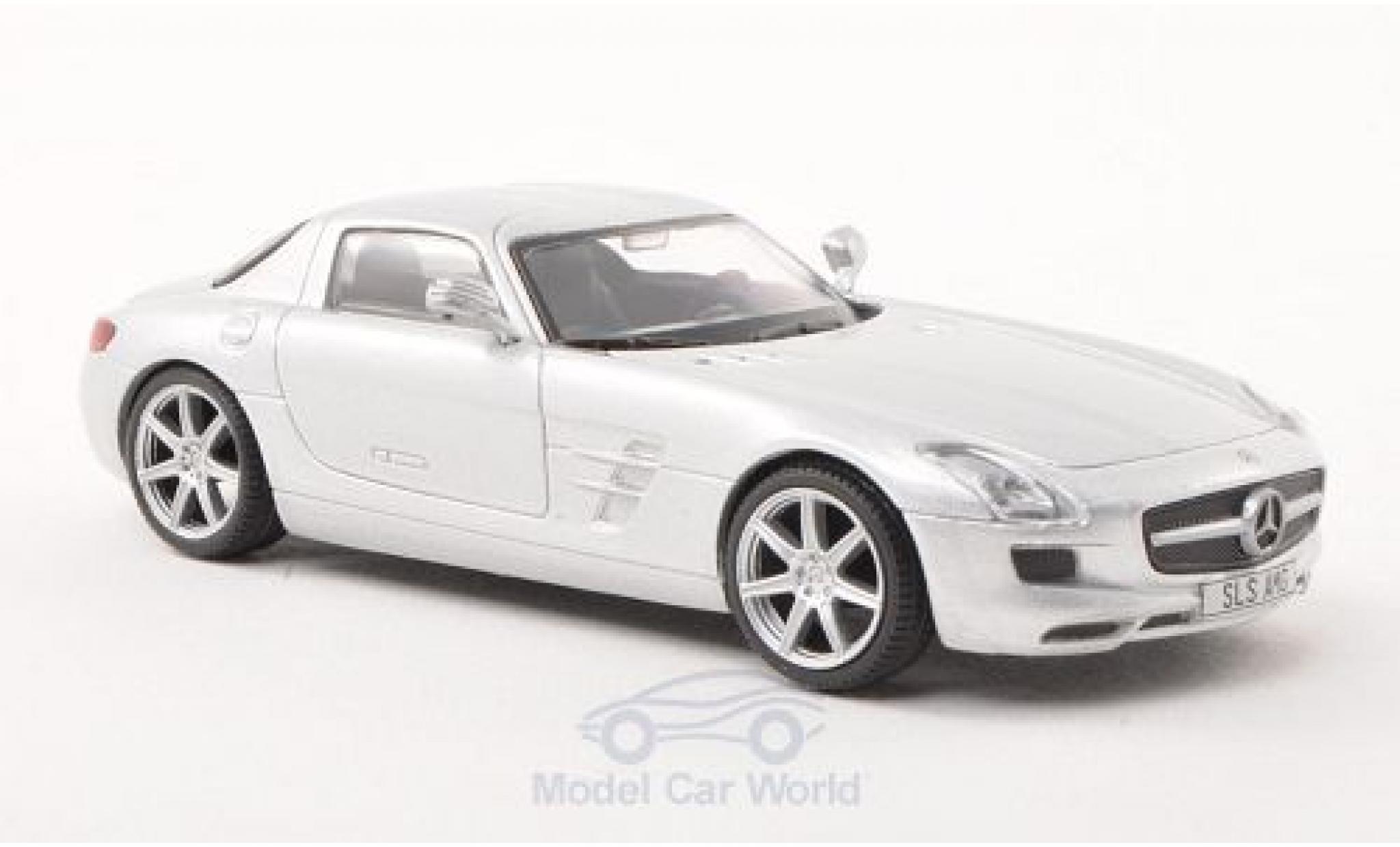 Mercedes SLS 1/43 SpecialC AMG (C197) grijs 2010 ohne Vitrine modelauto