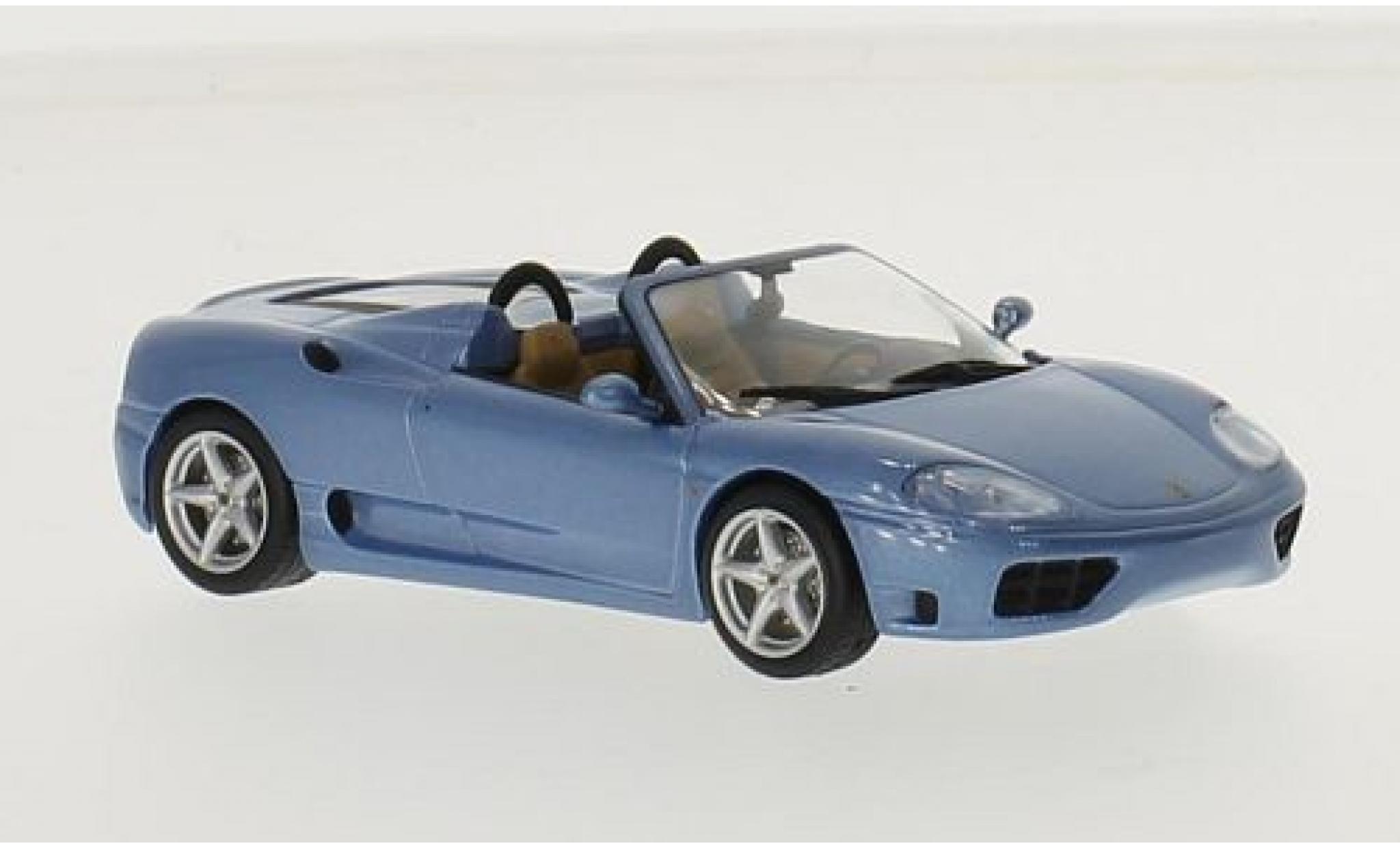 Ferrari 360 1/43 SpecialC Spider metallic blauw sans Vitrine modelauto