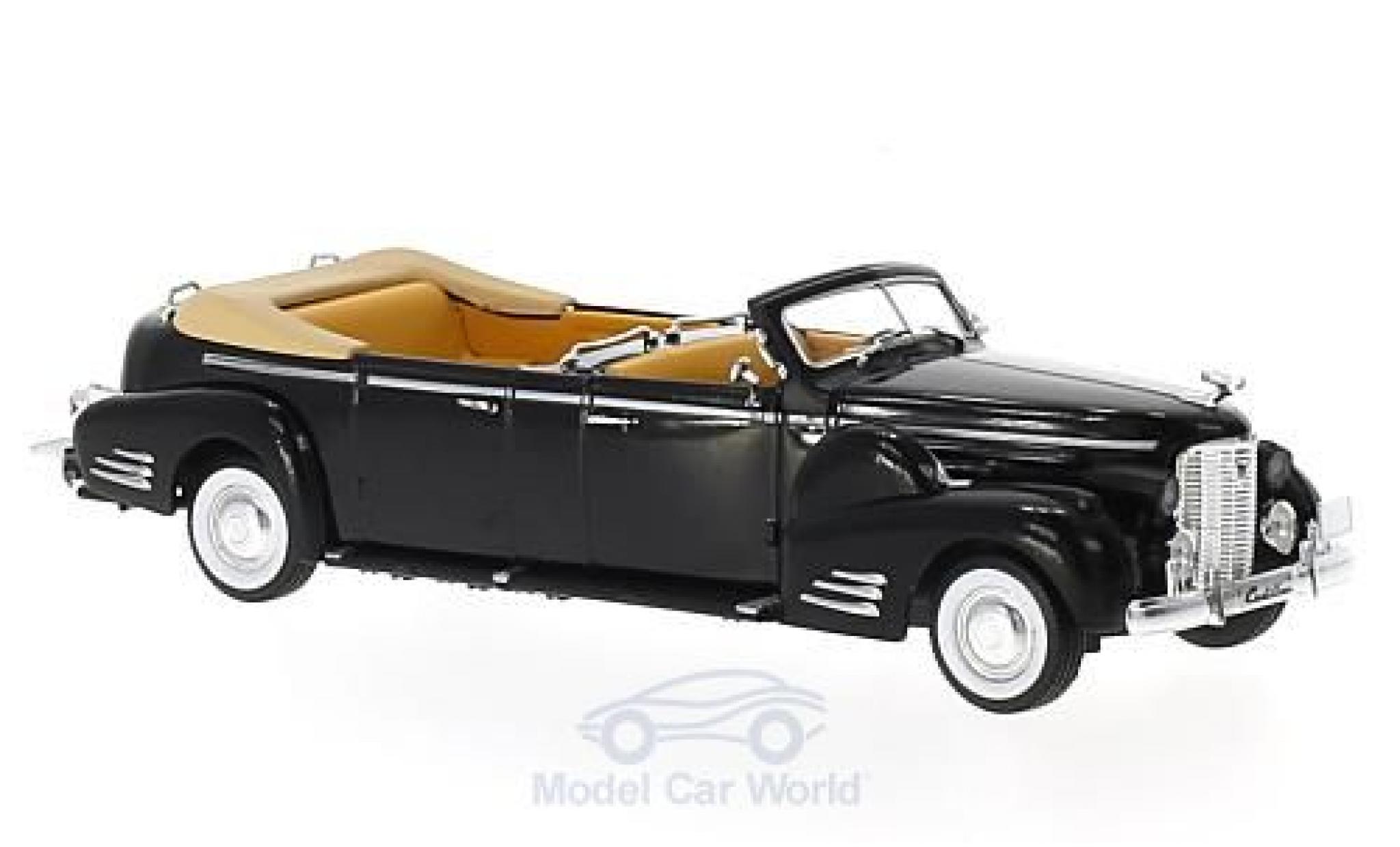 Cadillac V16 1/43 SpecialC zwart Harry Truman / Queen Mary 1948 ohne Vitrine modelauto