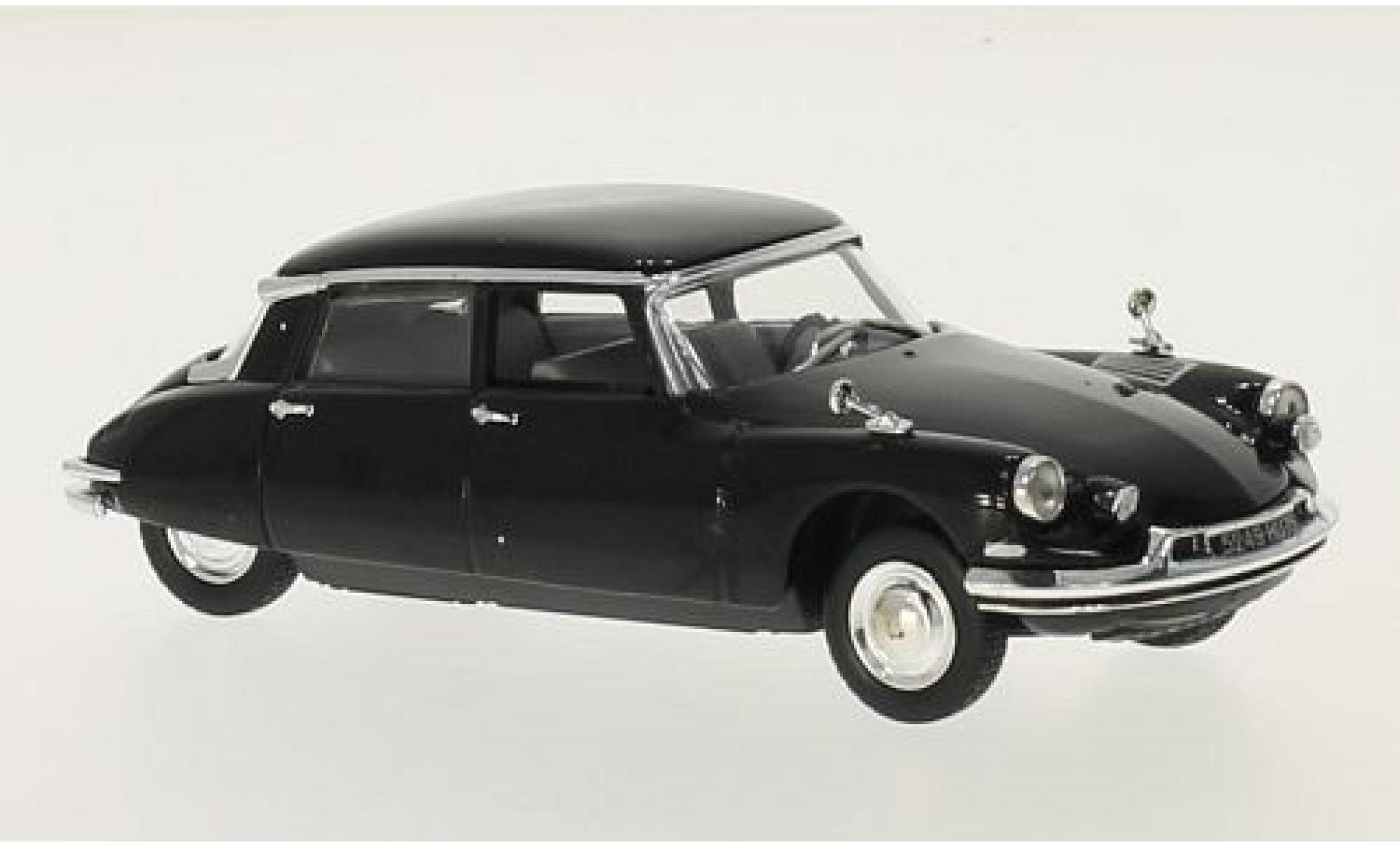 Citroen DS 1/43 SpecialC 19 zwart Charles de Gaulle 1962 sans Vitrine modelauto