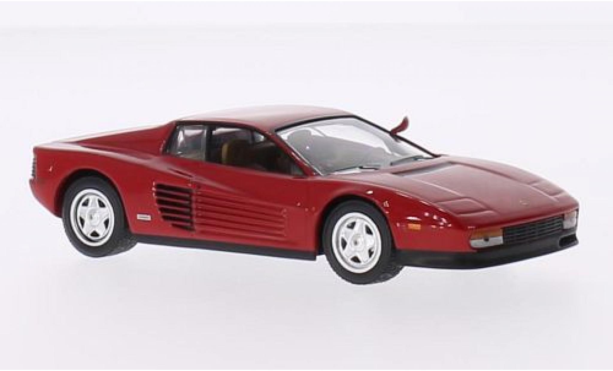 Ferrari Testarossa 1/43 SpecialC rood sans Vitrine modelauto