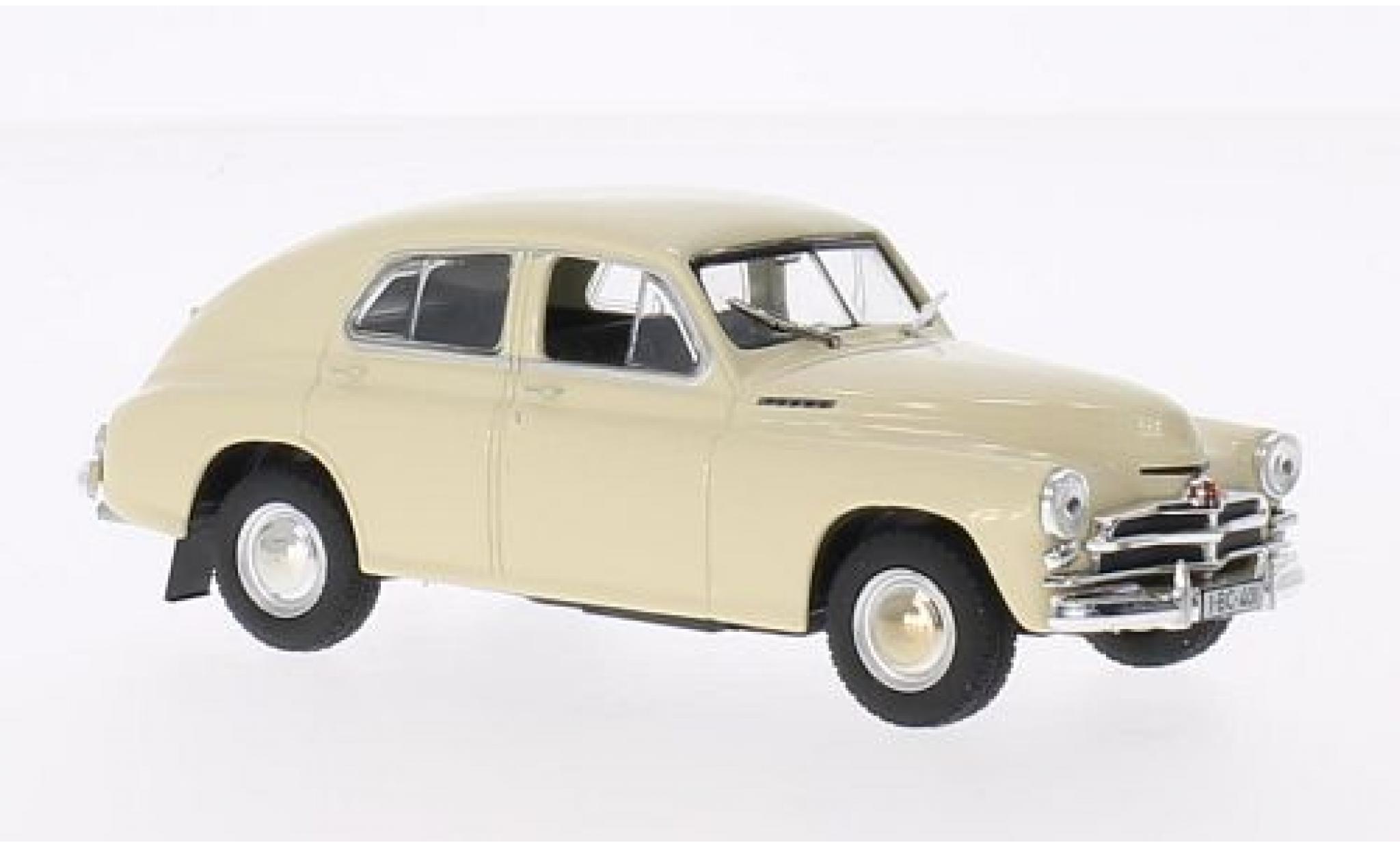 Gaz M20 1/43 SpecialC GAZ Pobeda beige sans Vitrine modelauto