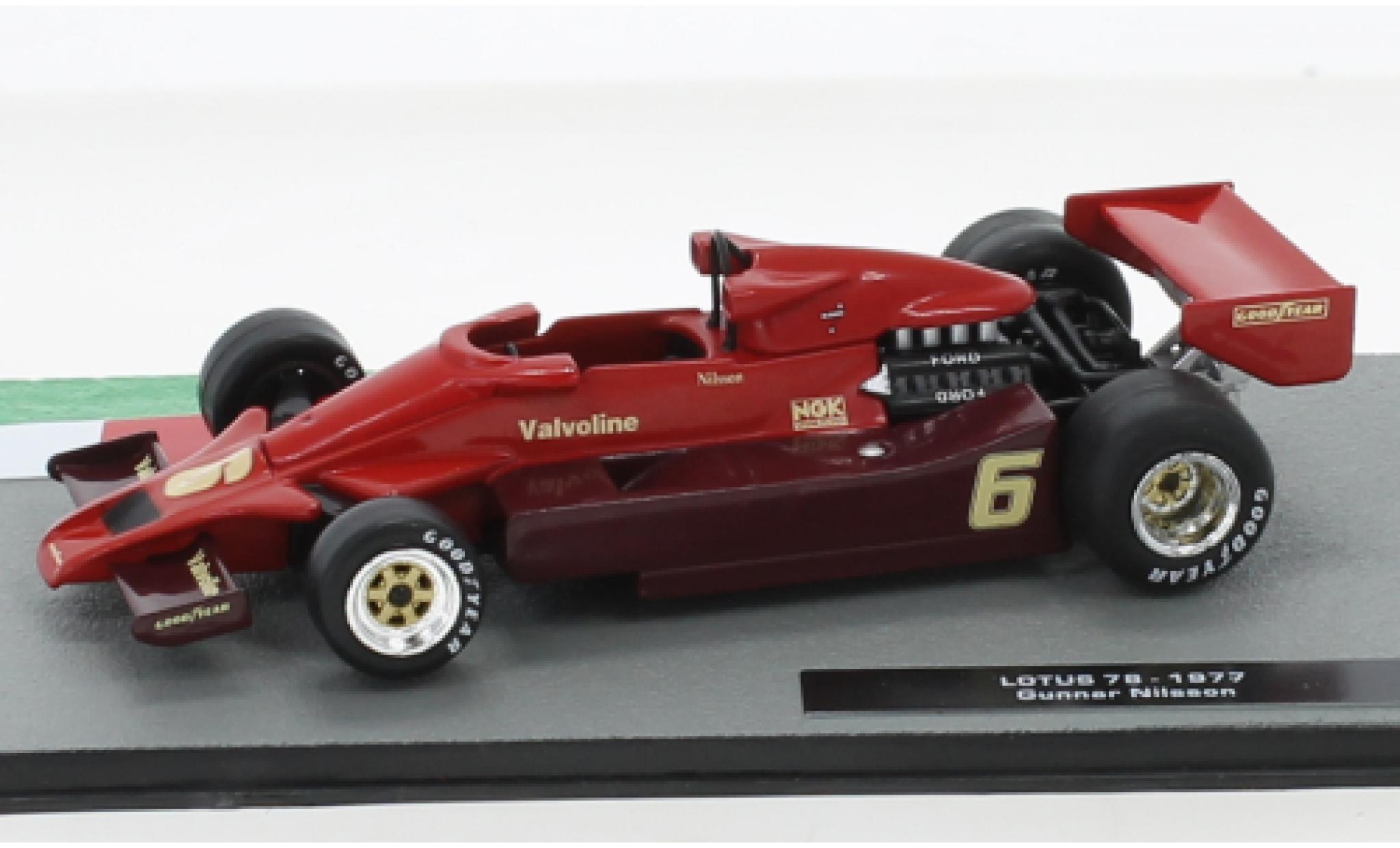Lotus 78 1/43 SpecialC No.6 Formel 1 1977 modelauto