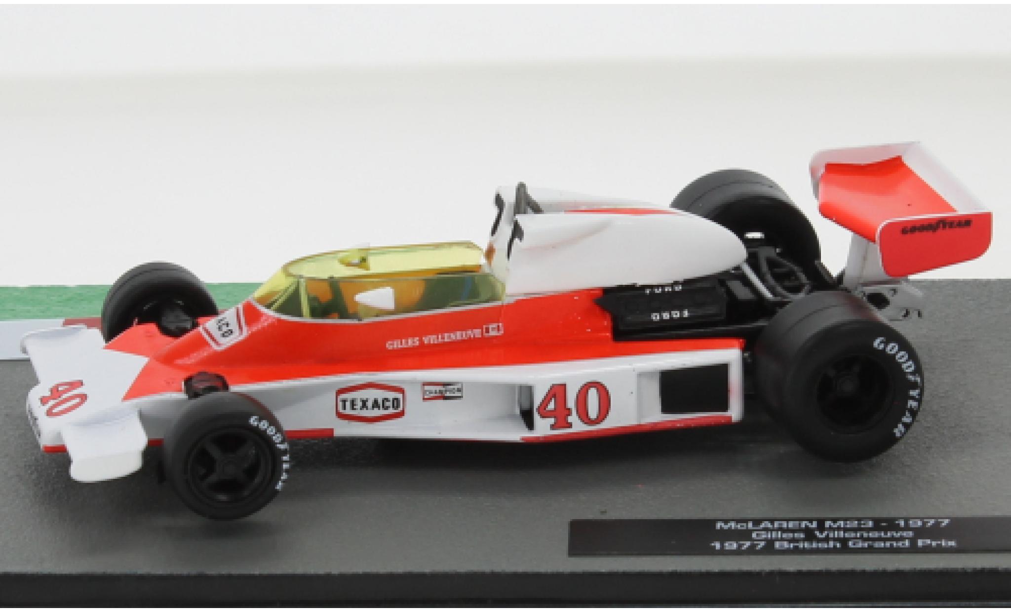 McLaren M23 1/43 SpecialC No.40 Formel 1 GP Gro&szlig;britannien 1977 modelauto