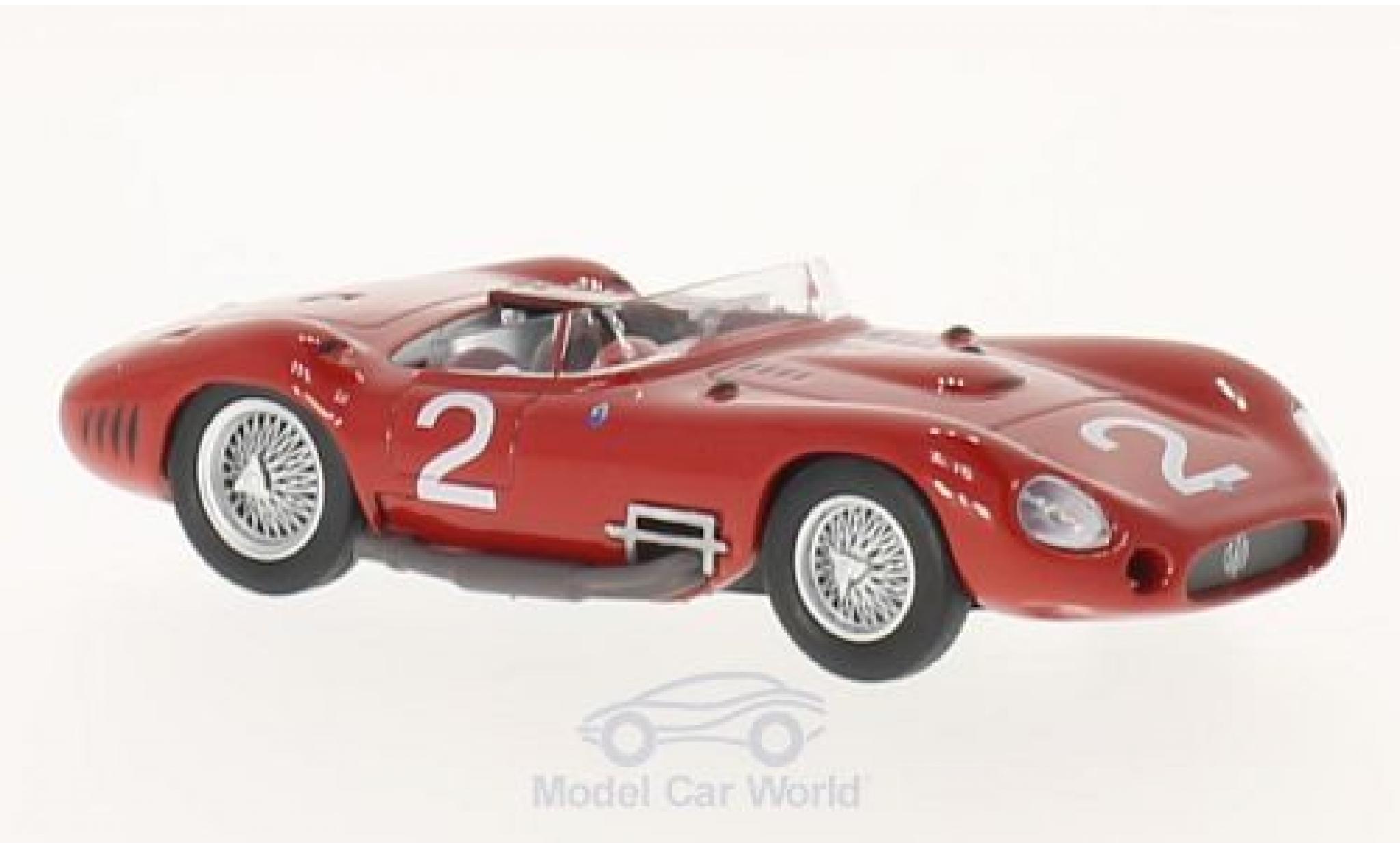 Maserati 450 1/43 SpecialC S No.2 GP Venezuela 1957 J.Behra/S.Moss/H.Sc ohne Vitrine modelauto