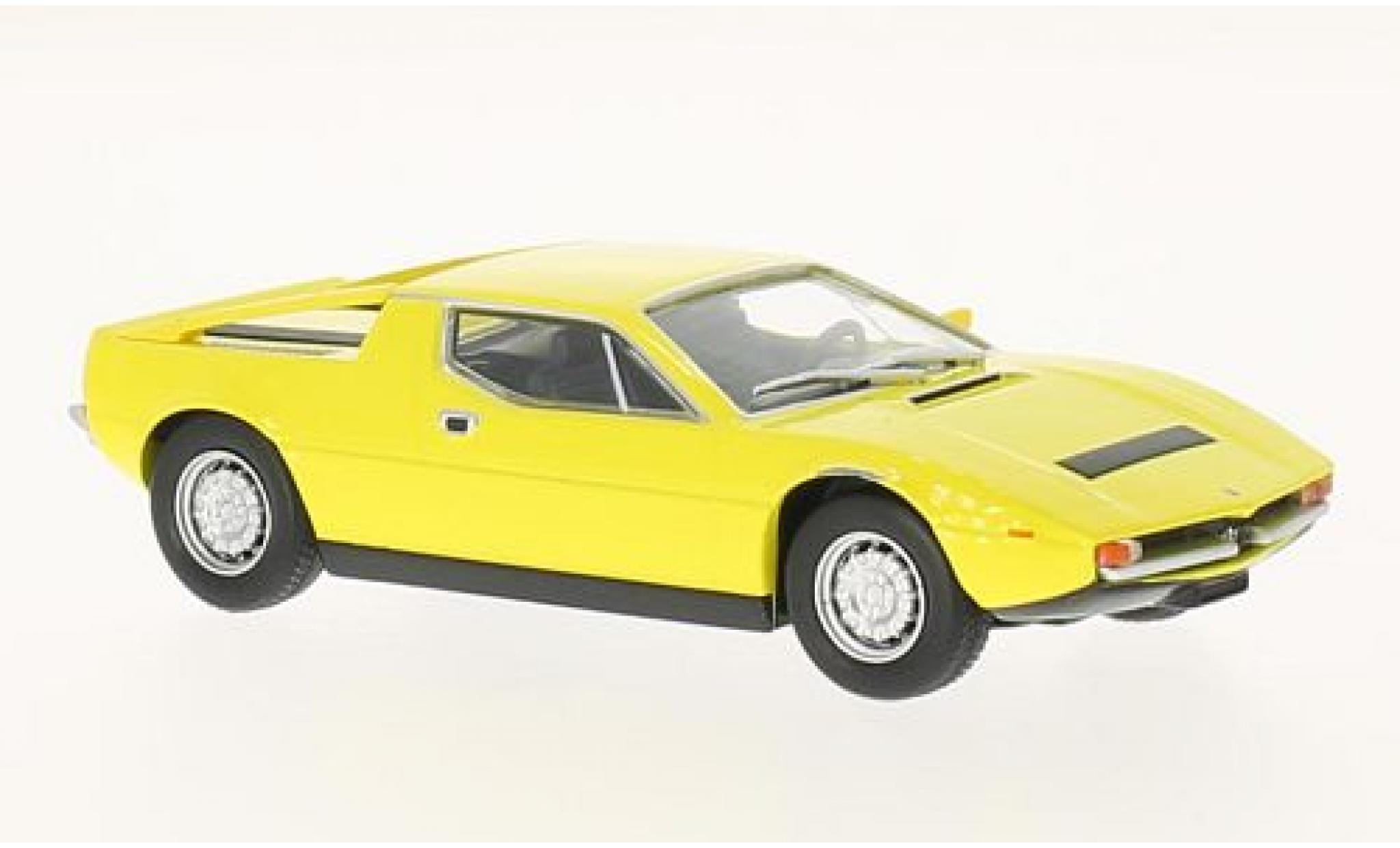 Maserati Merak 1/43 SpecialC 3000 SS geel 1972 sans Vitrine modelauto
