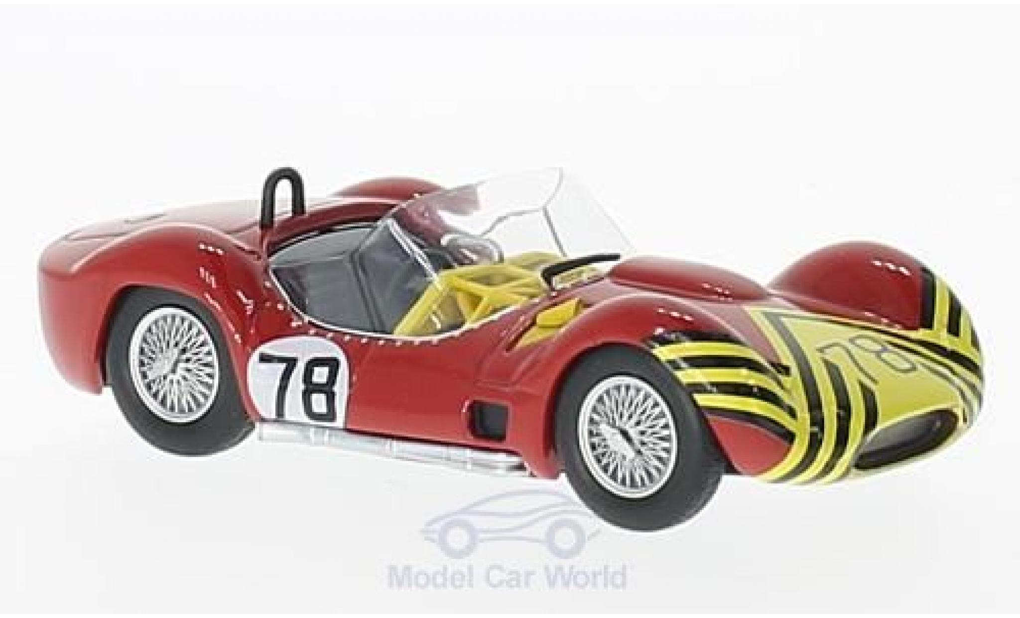 Maserati Tipo 1/43 SpecialC 61 RHD No.78 Nassau Trophy 1961 B.Schroeder ohne Vitrine modelauto