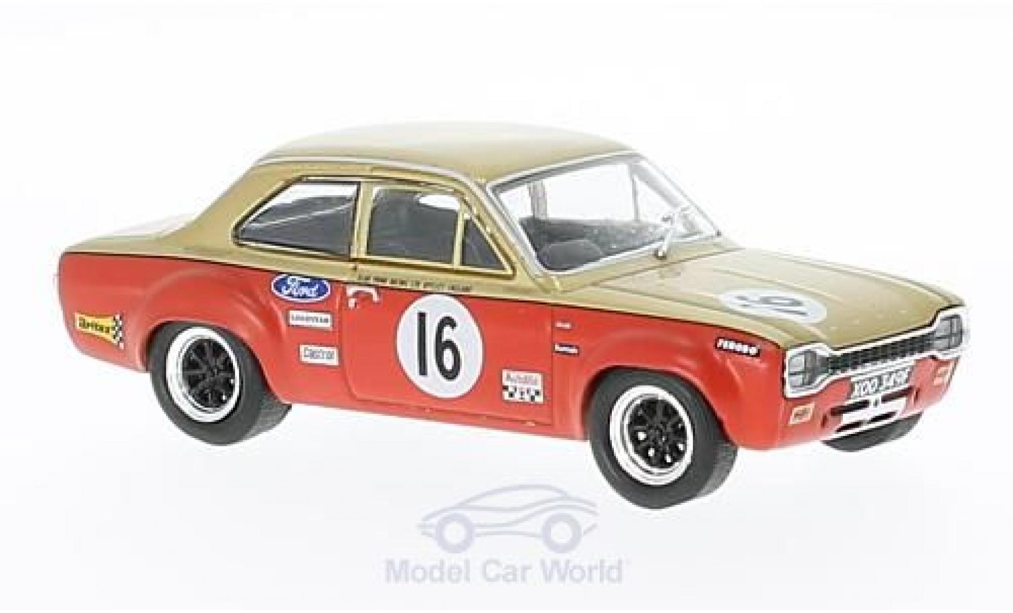 Ford Escort 1/43 SpecialC MK1 Twin Cam RHD No.16 Alan Mann Racing BTCC 1968 F.Gardner ohne Vitrine modelauto