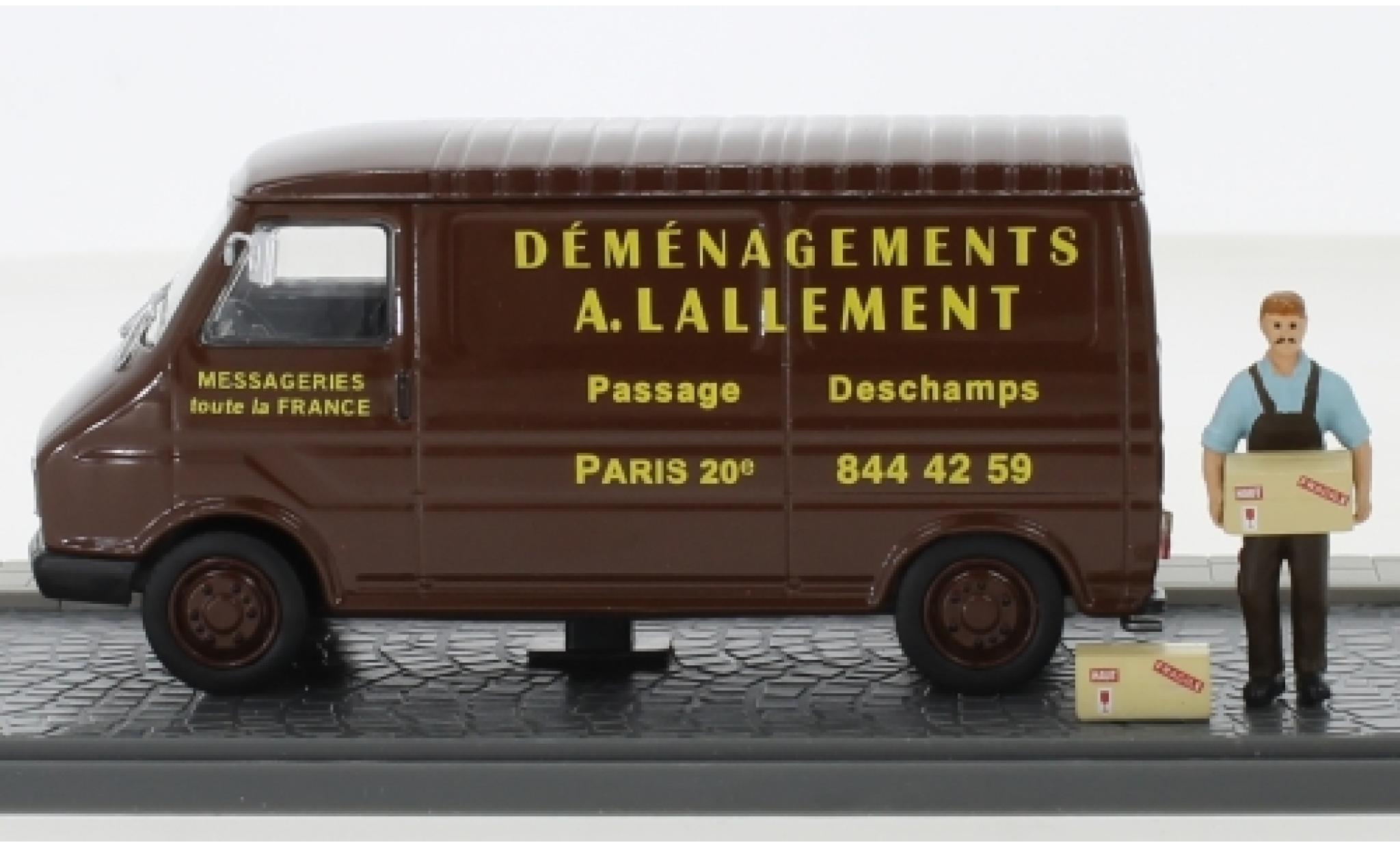 Citroen C3 1/43 SpecialC 5 Demenagements A.Lallement avec figurine sans Vitrine modelauto
