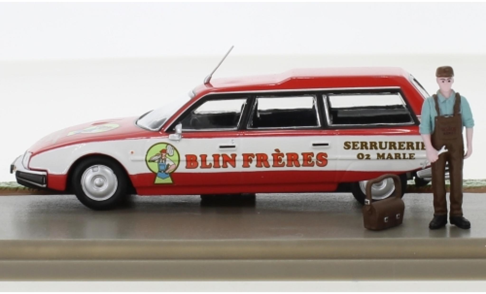 Citroen CX 1/43 SpecialC Stationwagen Blin Freres avec figurine sans Vitrine modelauto