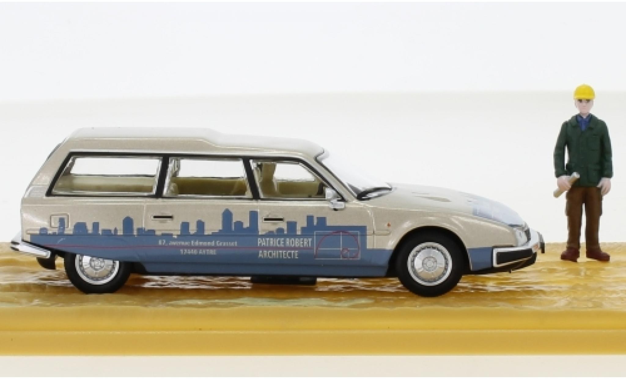Citroen CX 1/43 SpecialC Stationwagen Patrice Robert Architecte mit Figur ohne Vitrine modelauto