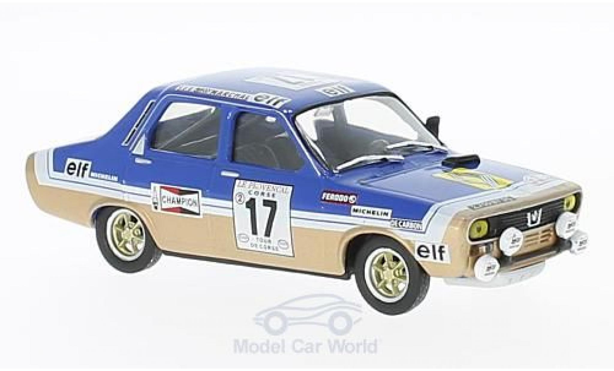 Renault 12 Gordini 1/43 SpecialC Gordini No.17 Tour de Corse 1975 D.Pironi/G.Bonnamour modelauto