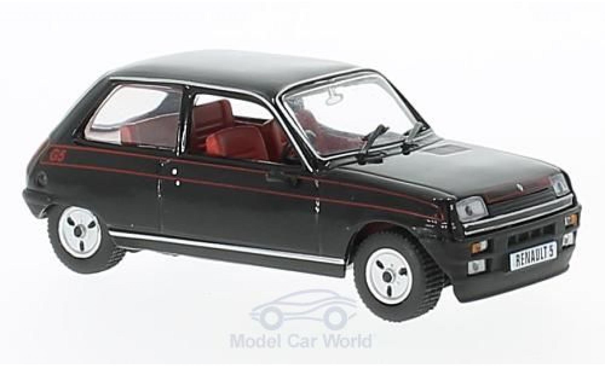 Renault 5 1/43 SpecialC Gordini zwart 1982 ohne Vitrine modelauto