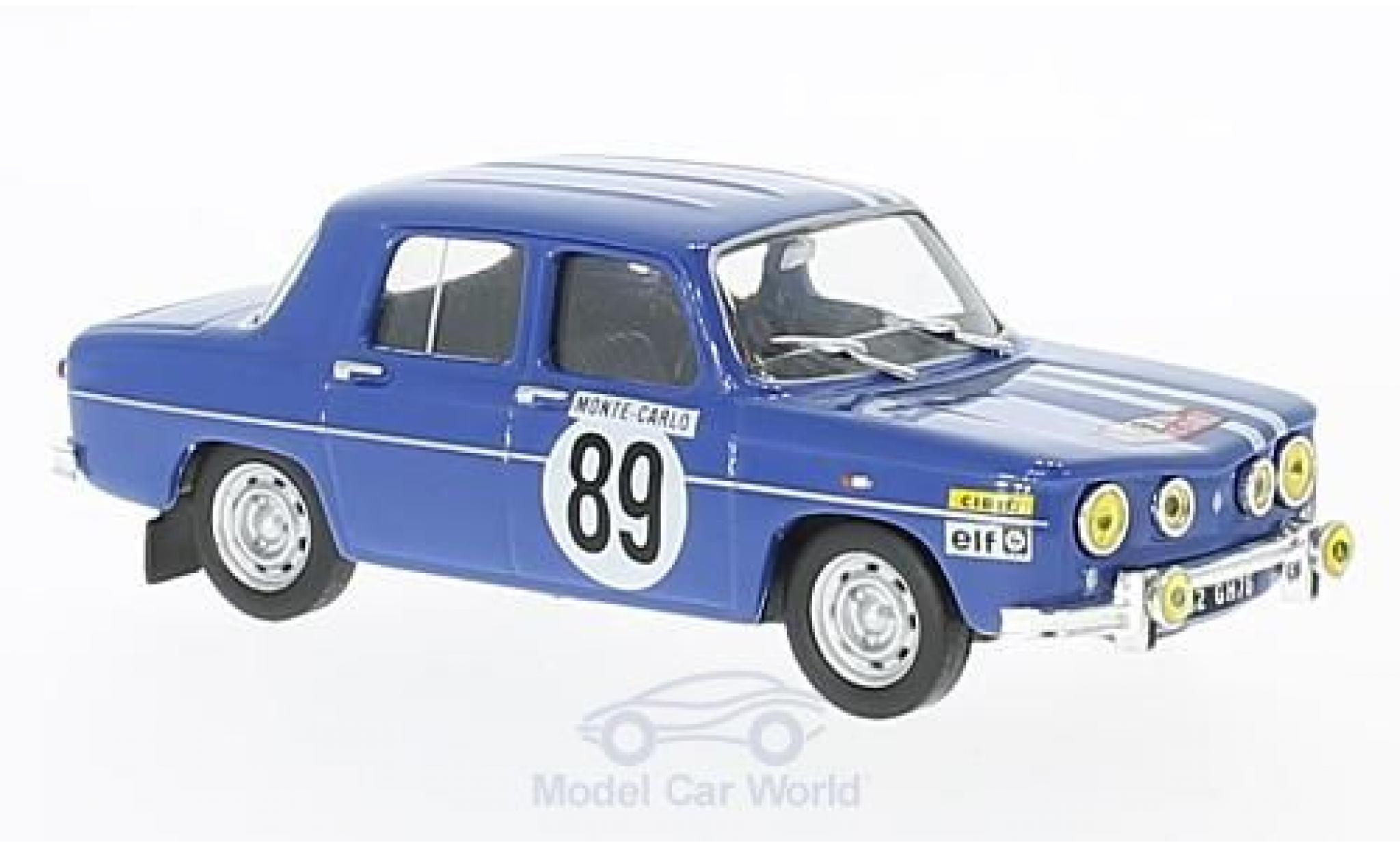 Renault 8 1/43 SpecialC Gordini No.9 Rallye Monte Carlo 1969 J-L.Therier/M.Callewaert ohne Vitrine modelauto