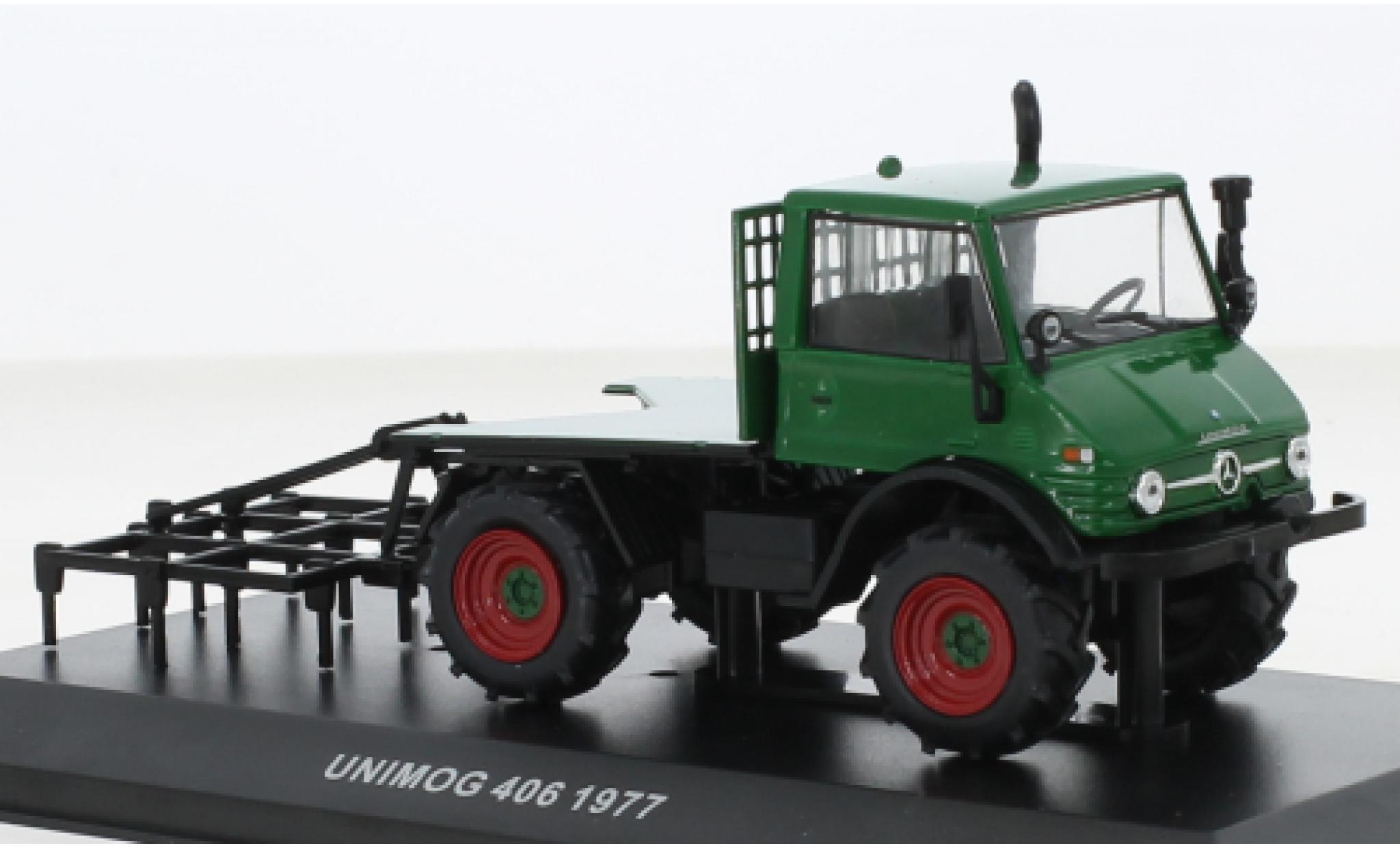 Mercedes Unimog 1/43 SpecialC 406 groen 1977 modelauto