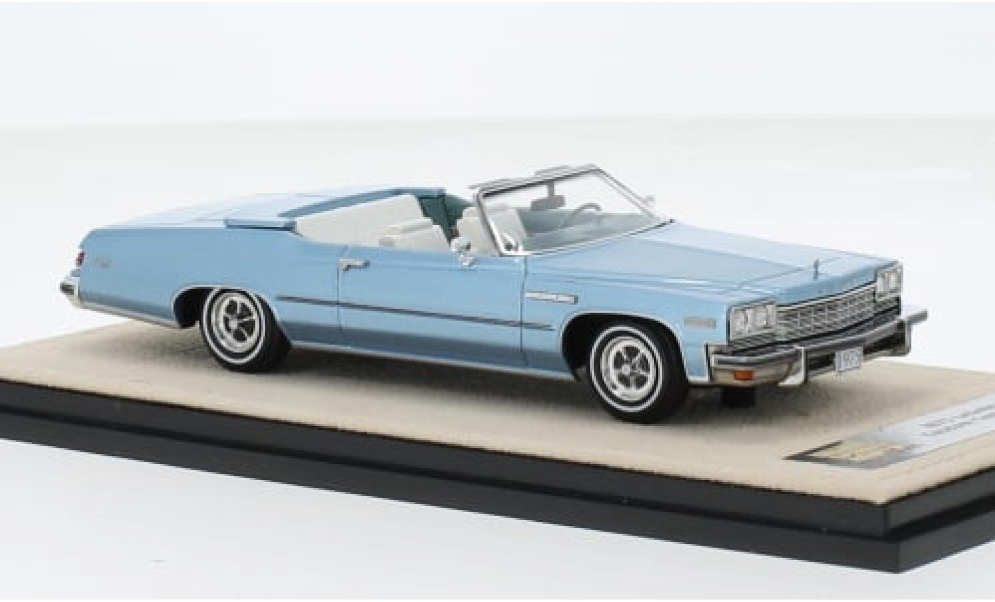 Buick Le Sabre 1/43 Stamp Models LeSabre Custom Cabriolet metallic blauw 1975 1:43 modelauto