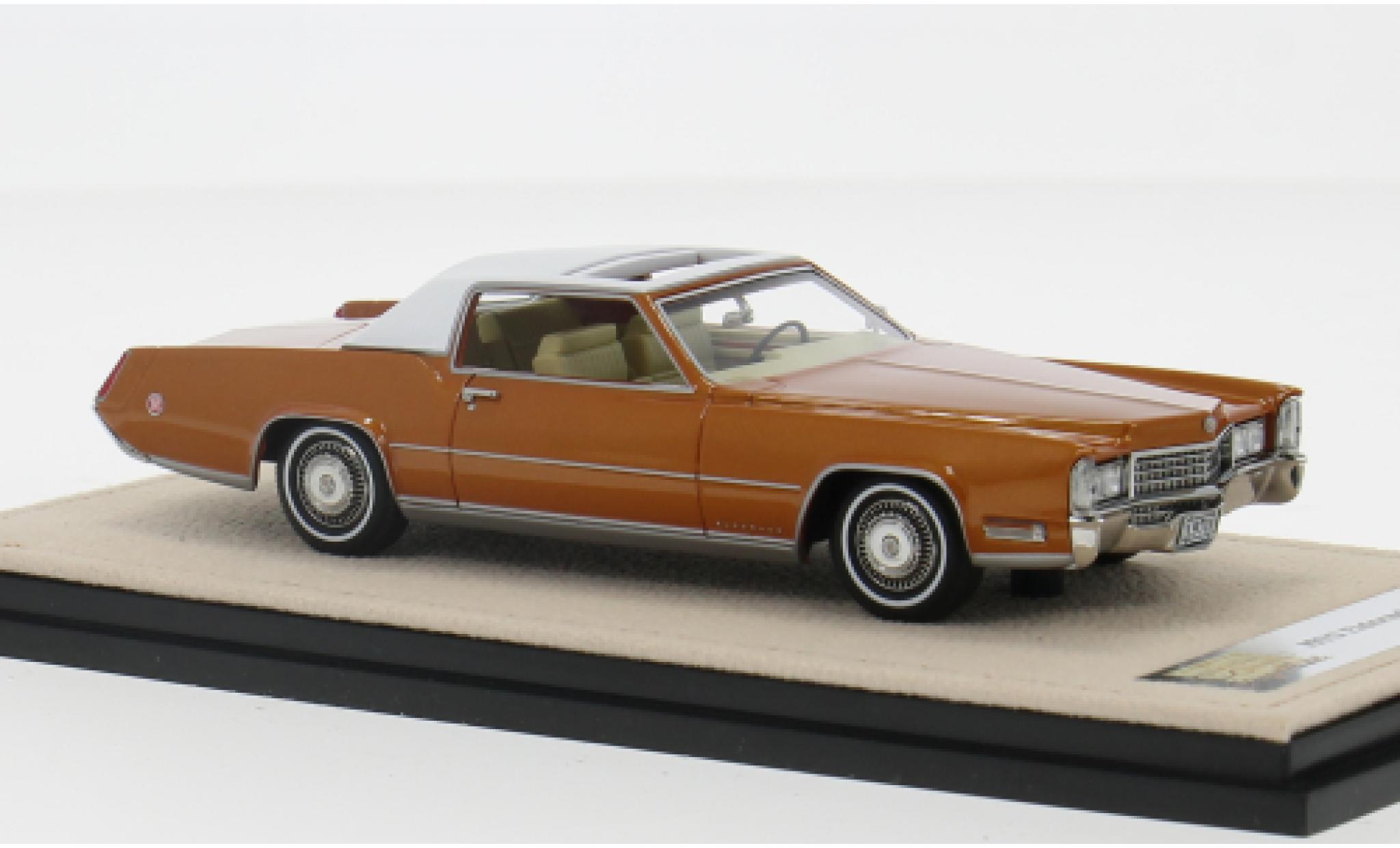 Cadillac Eldorado 1/43 Stamp Models Biarritz oranje 1970 1:43 modelauto