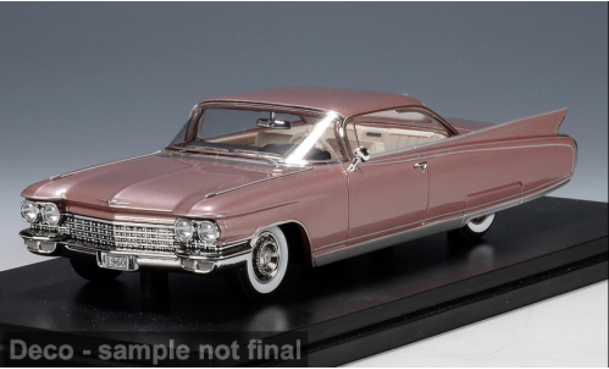Cadillac Eldorado 1/43 Stamp Models Seville roze 1960 1:43 modelauto
