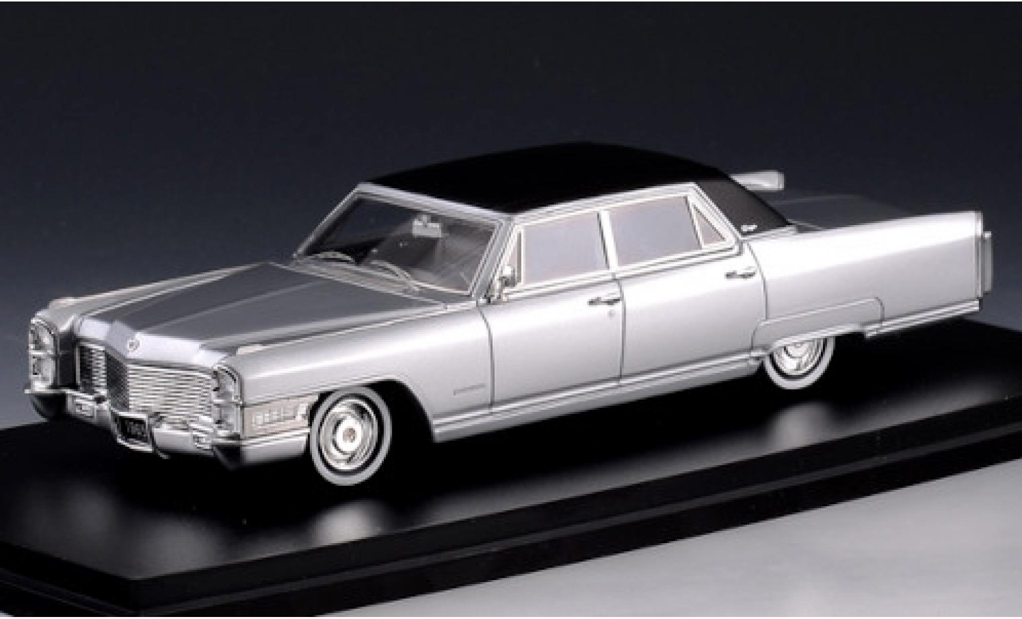 Cadillac Fleetwood 1/43 Stamp Models 60 Special grijs/matt-zwart 1965 modelauto