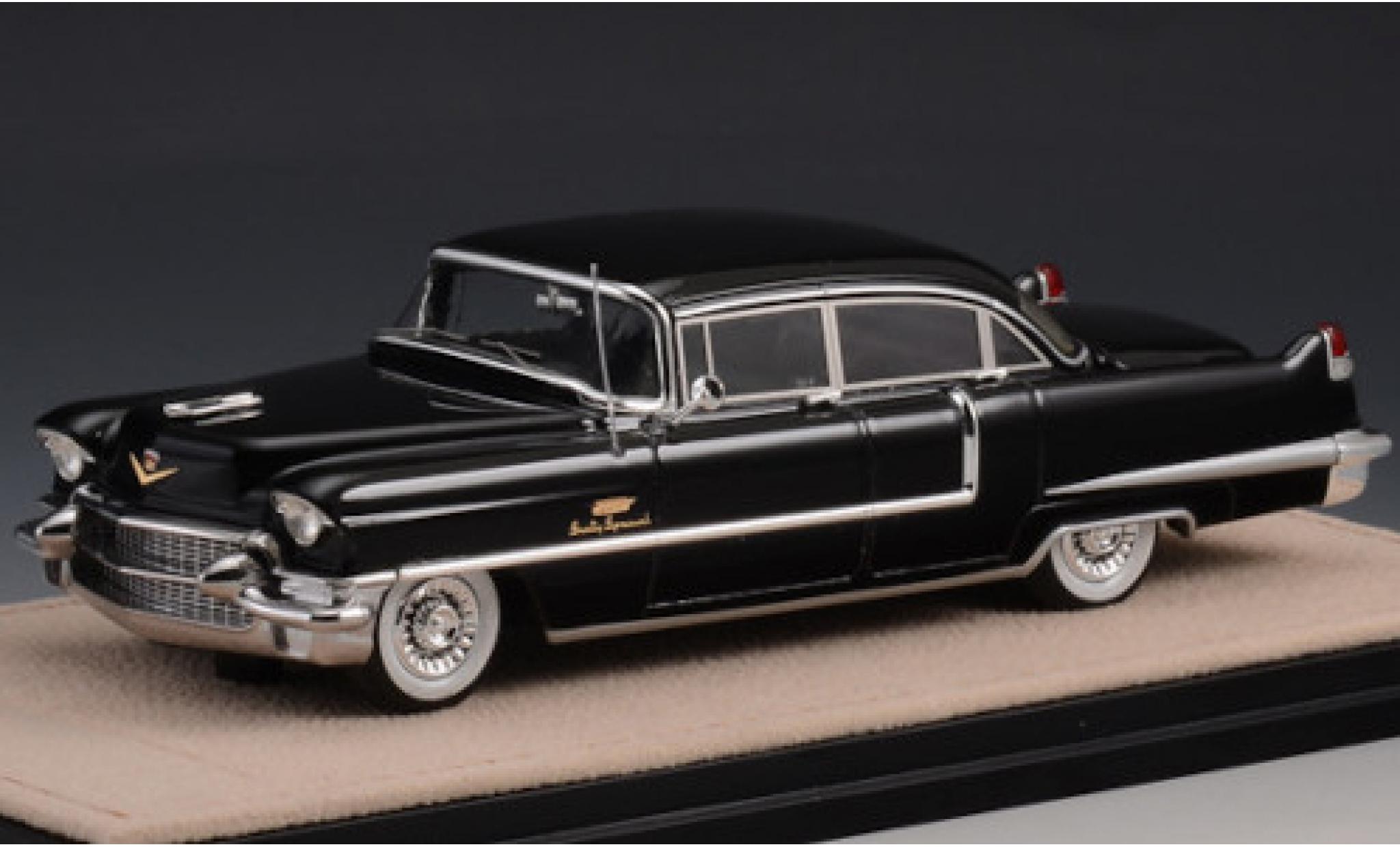 Cadillac Fleetwood 1/43 Stamp Models Sixty Special zwart 1956 modelauto