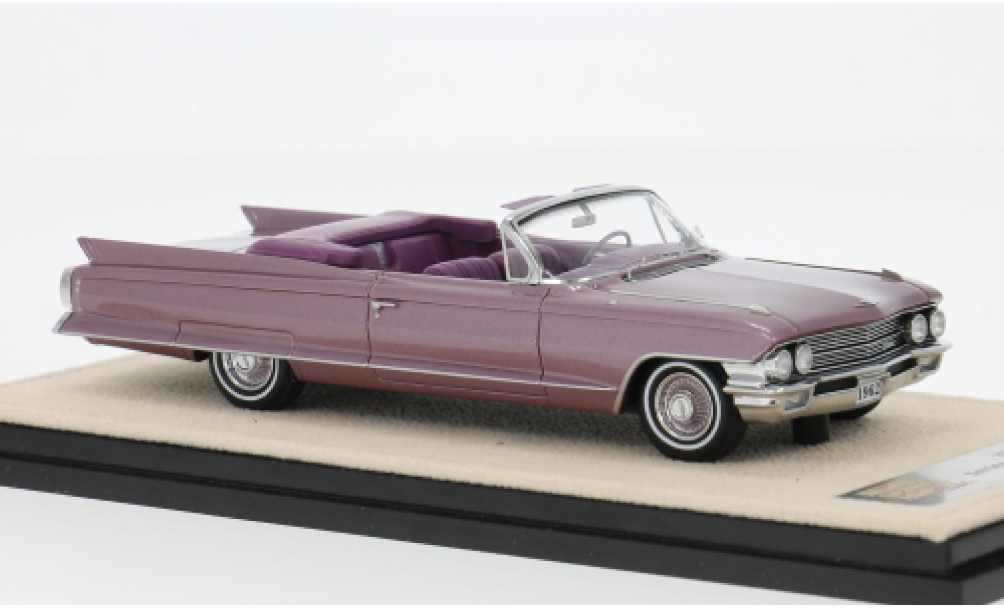 Cadillac Series 62 1/43 Stamp Models Cabriolet pink 1962 1:43 modelauto