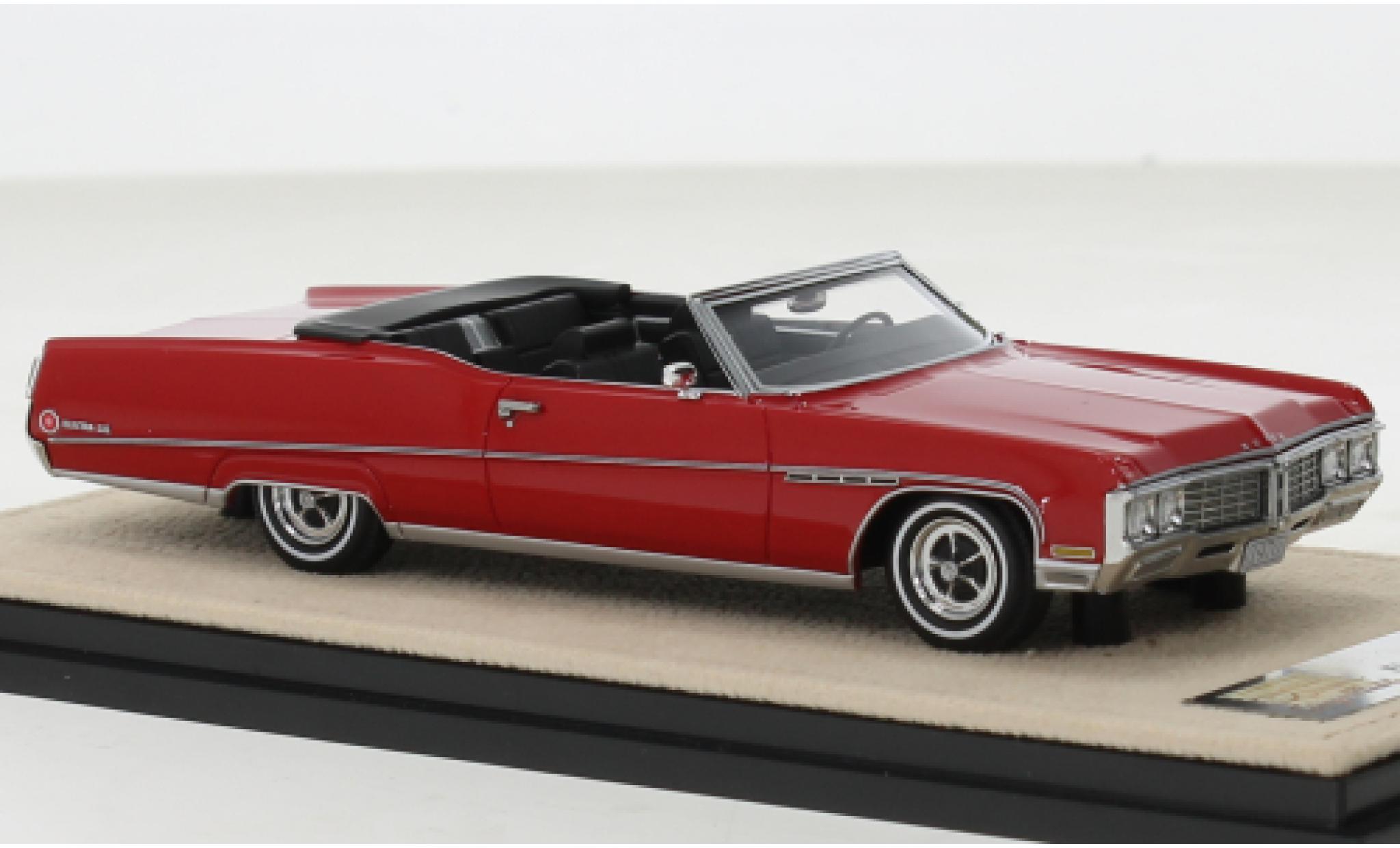 Buick Electra 1/43 Stamp Models 225 Cabriolet rood 1970 modelauto