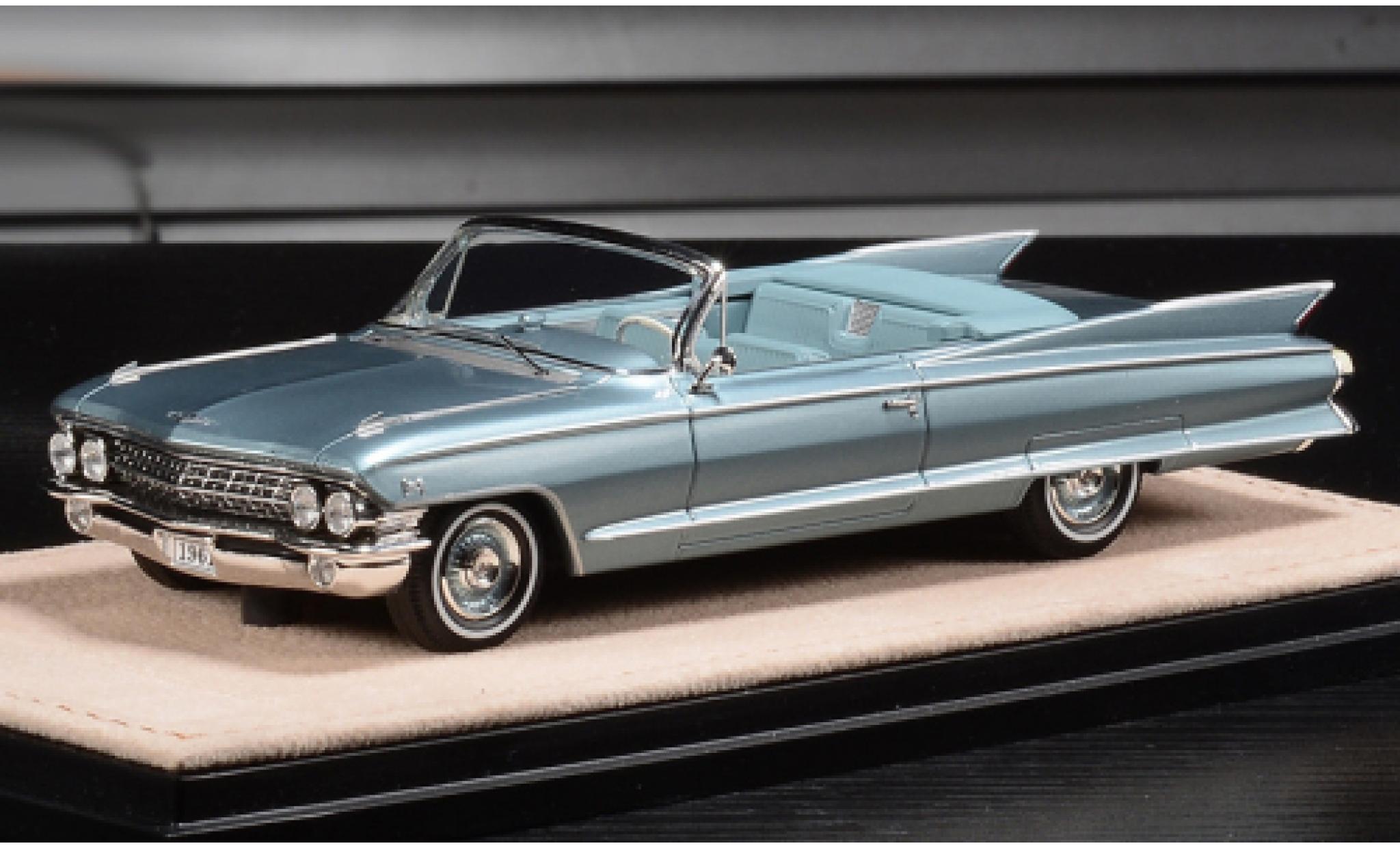 Cadillac Eldorado 1/43 Stamp Models Biarritz metallic blauw 1961 modelauto
