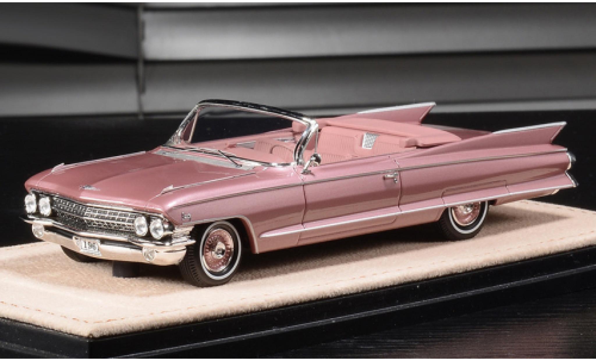 Cadillac Eldorado 1/43 Stamp Models Biarritz metallic roze 1961 modelauto