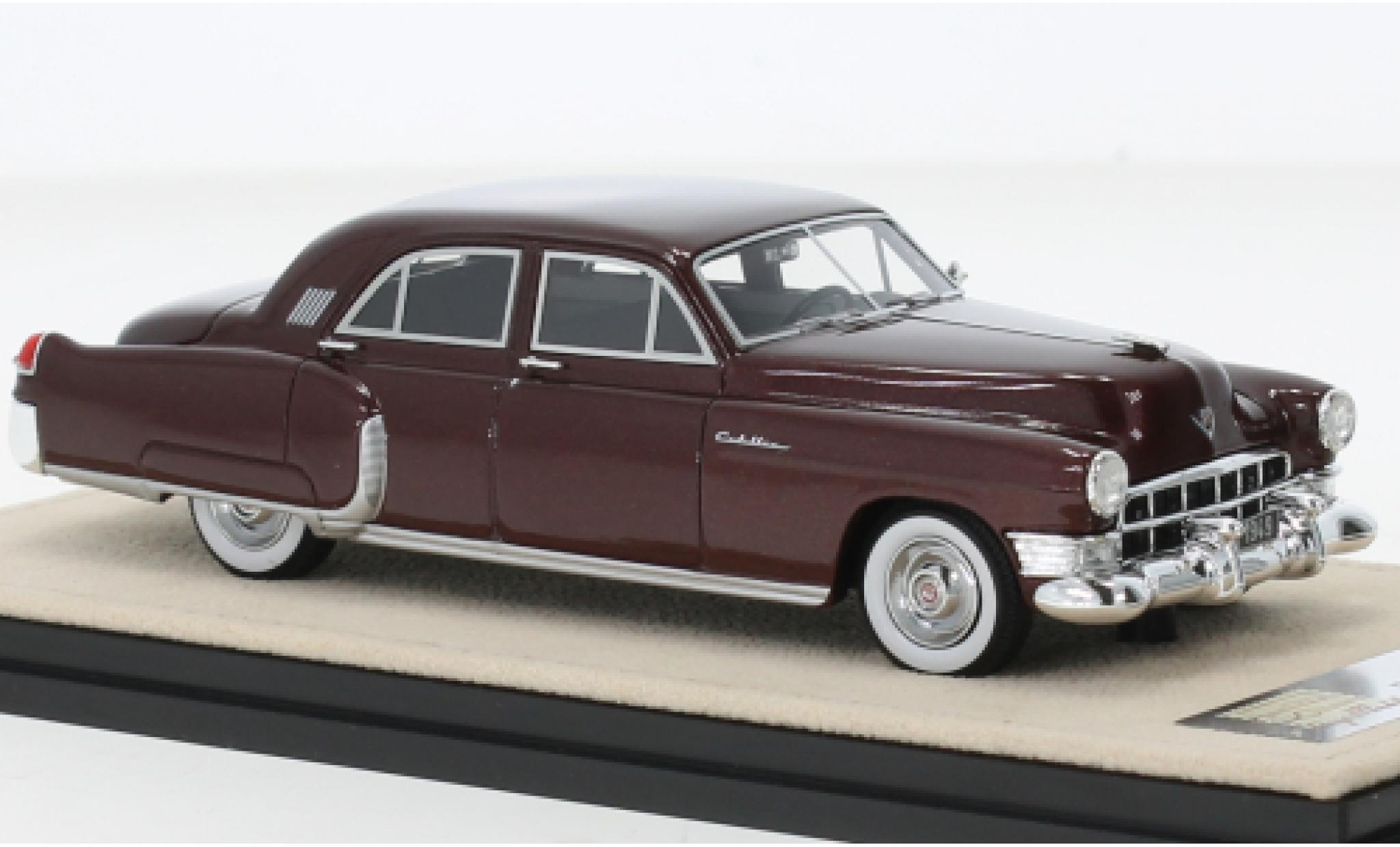 Cadillac Fleetwood 1/43 Stamp Models 60 Special metallic rood 1949 modelauto