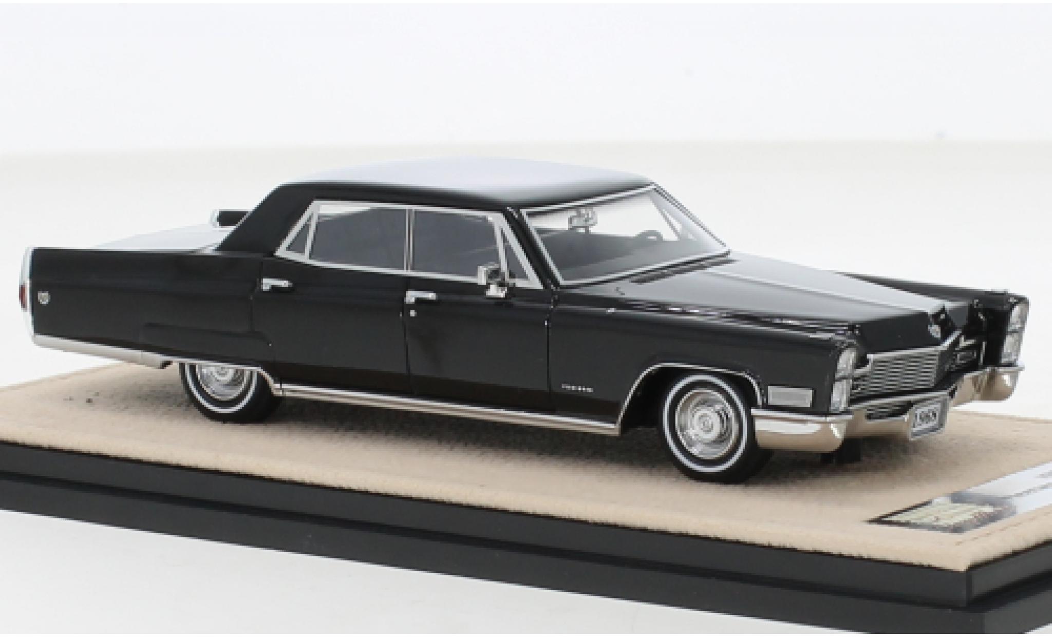 Cadillac Fleetwood 1/43 Stamp Models 60 Special zwart 1968 modelauto