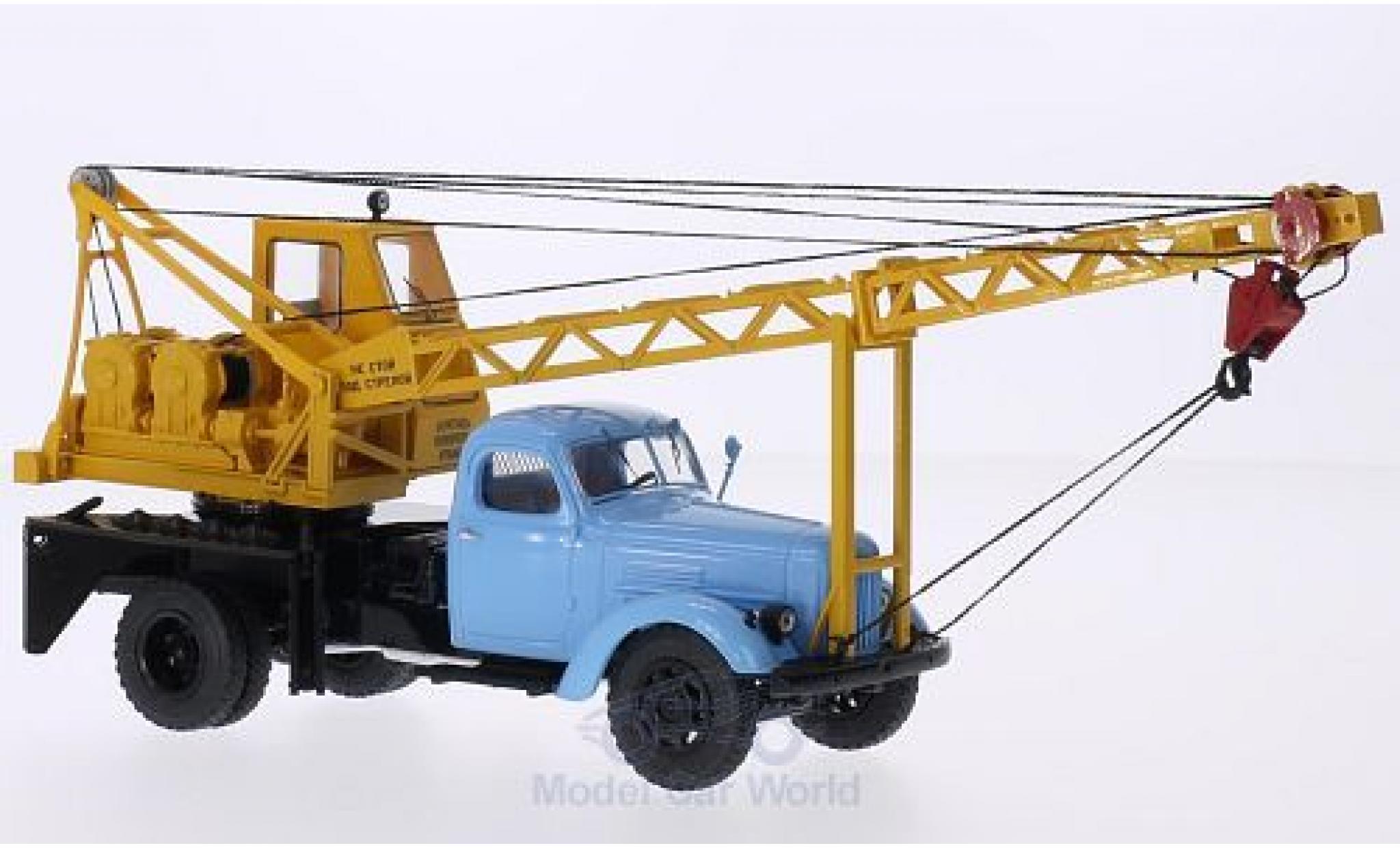Zil 164 1/43 Start Scale Models ZIL blauw AK-75 Kranwagen modelauto