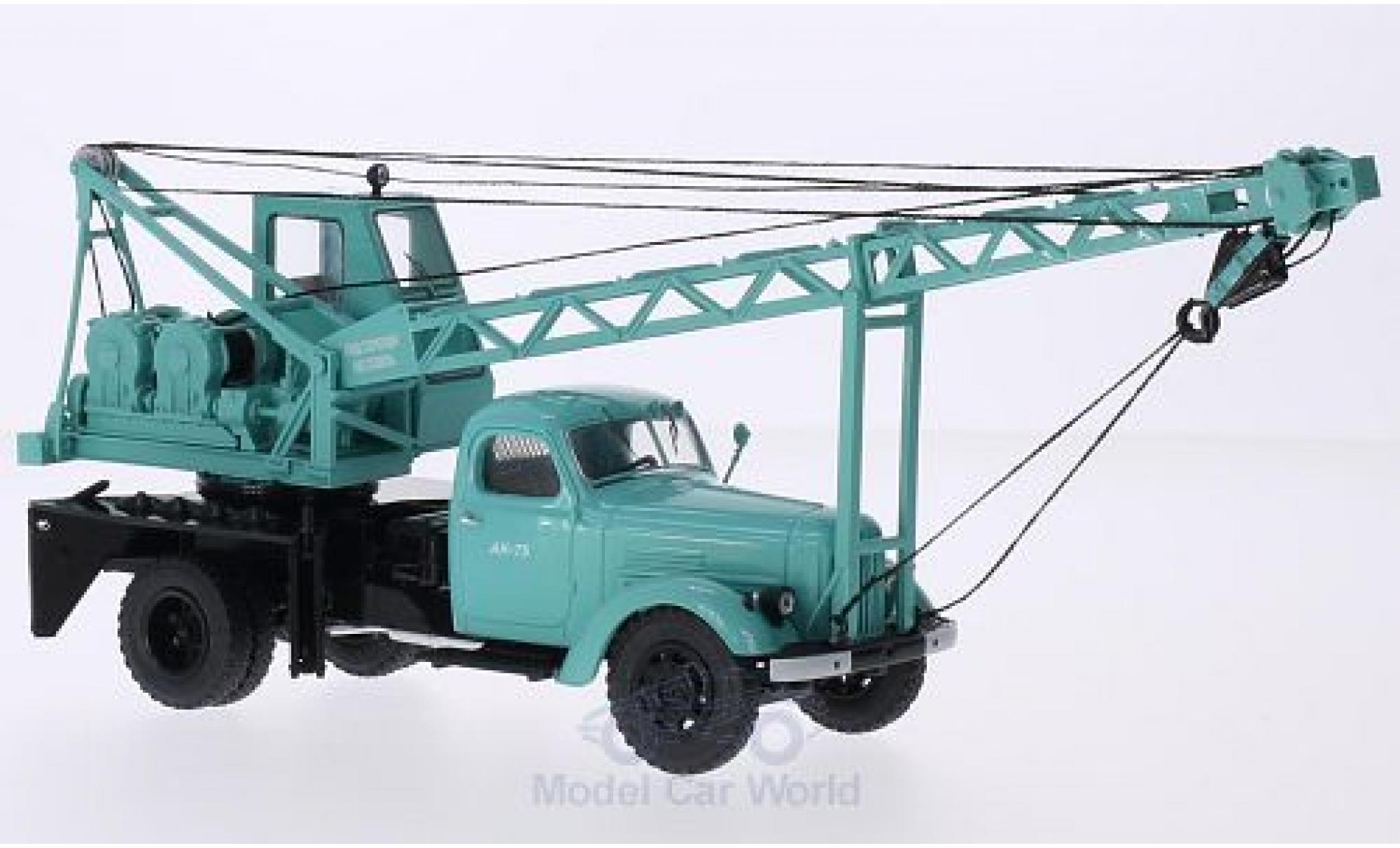 Zil 164 1/43 Start Scale Models ZIL t&uuml;rkis AK-75 Kranwagen Ausstellungsfahrzeug modelauto
