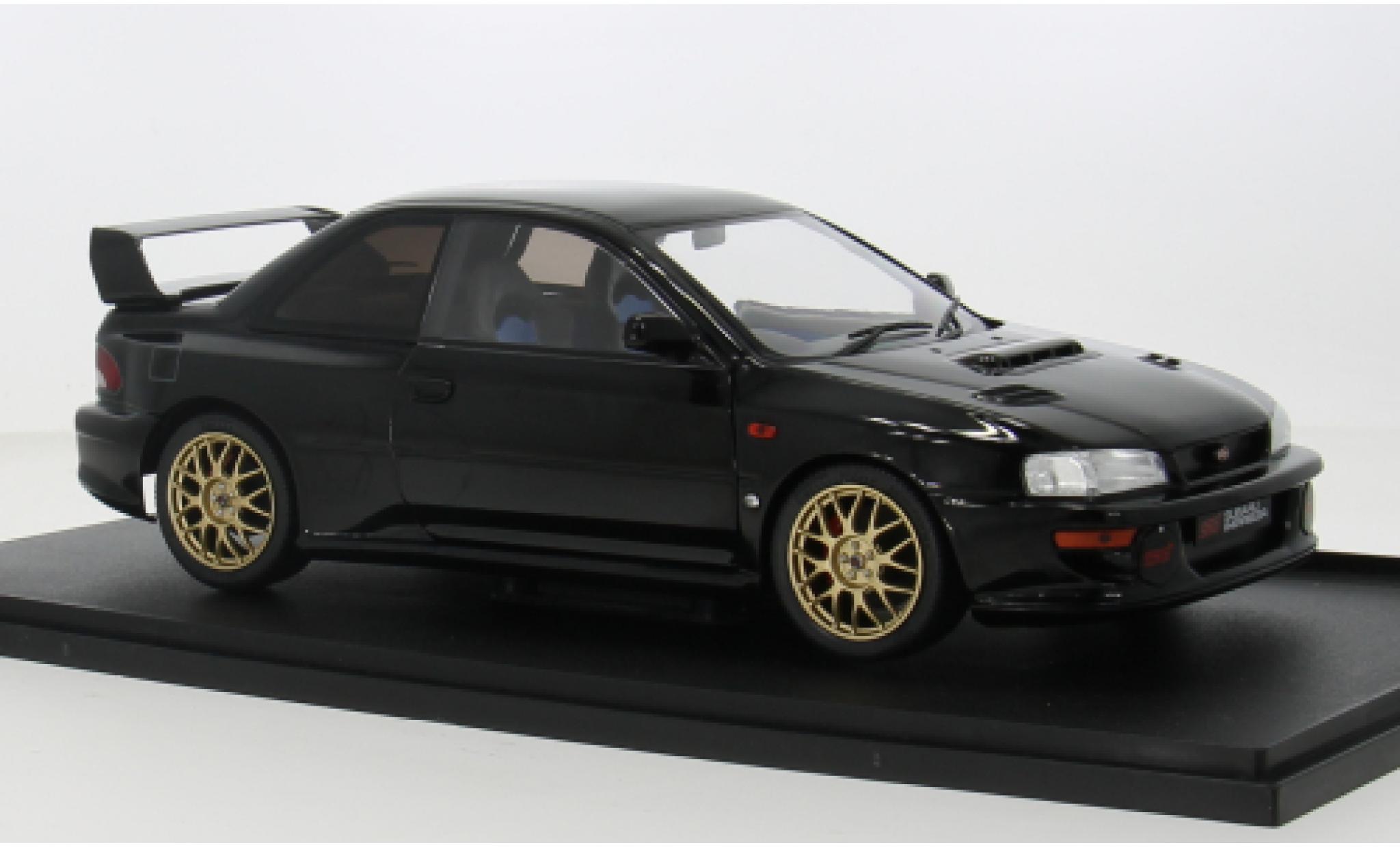 Subaru Impreza 1/18 Solido 22B zwart 1:18 modelauto